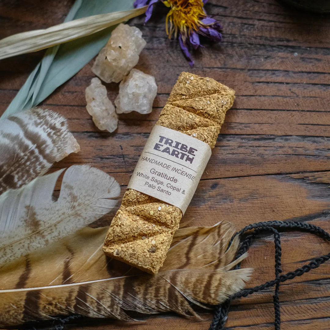 White Sage, Copal & Palo Santo Incense (Gratitude) – Tribe Earth