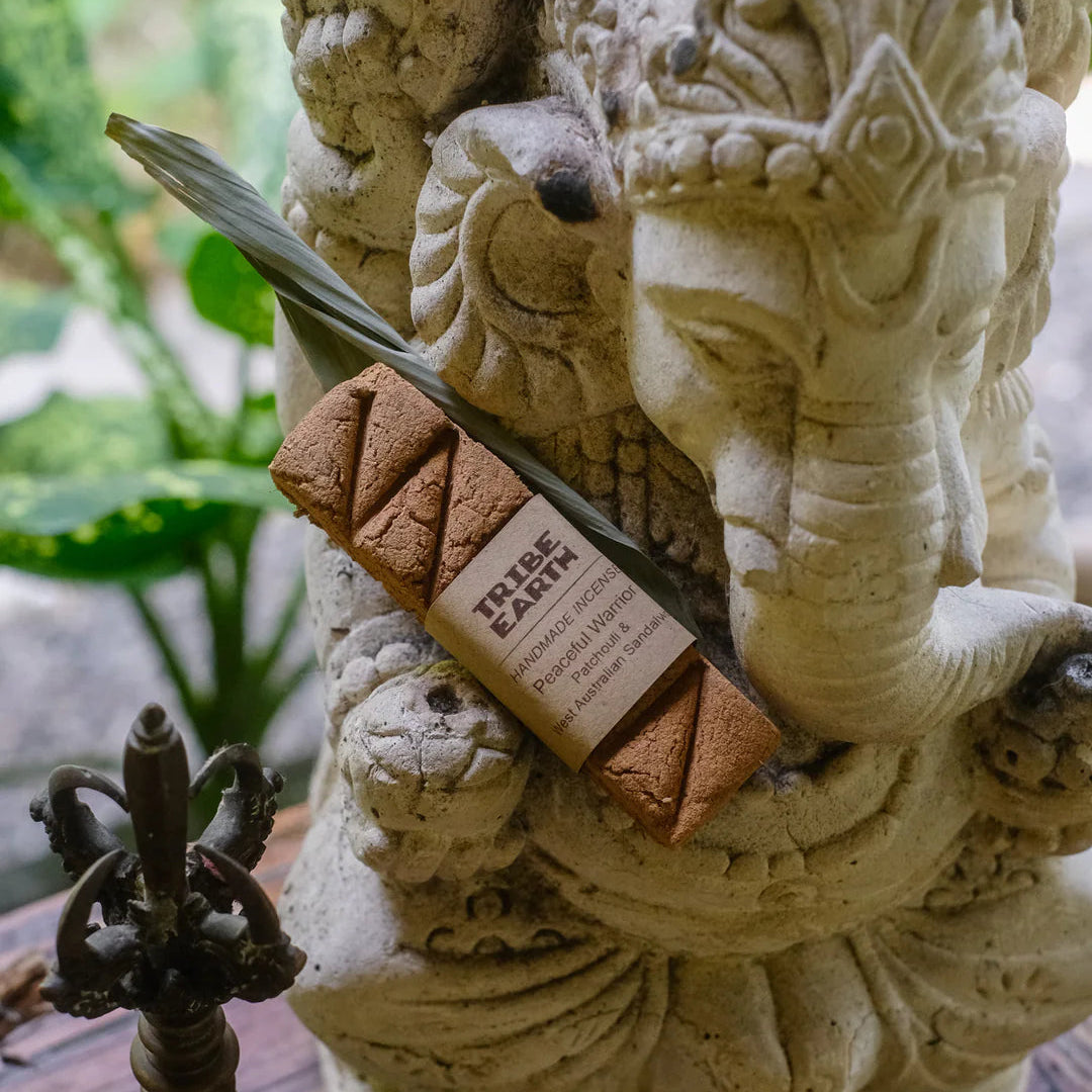 Patchouli & Sandalwood Incense (Peaceful Warrior) – Tribe Earth