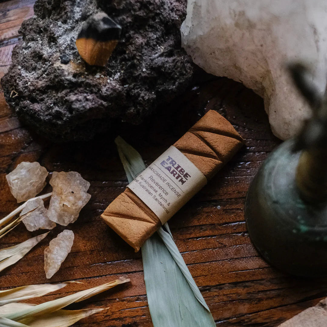 Frankincense, Myrrh & Sandalwood Incense (Reverence) - Tribe Earth