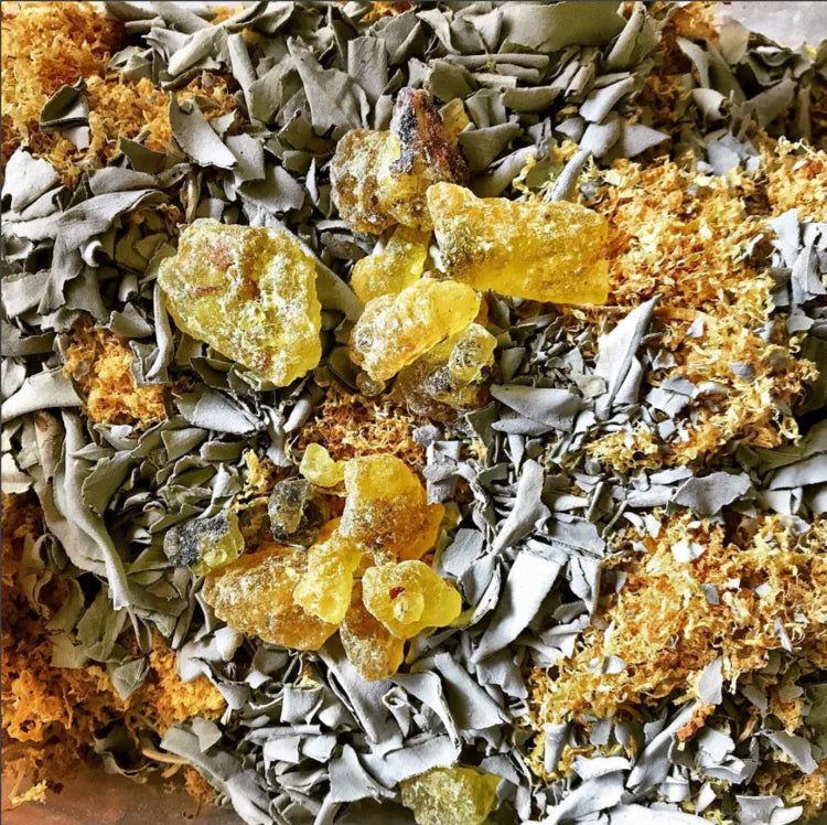 Mixed Herbs and Resin Incense (River Ever Changing) - Tribe Earth