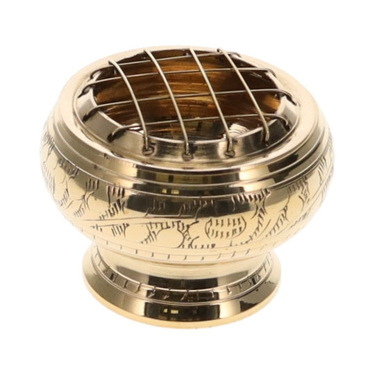 Brass Charcoal Burner 5x4cm