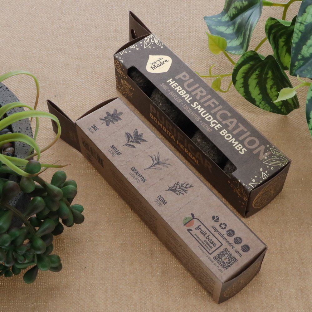Purification Herbal Smudge Bomb - Grounding and Renewal