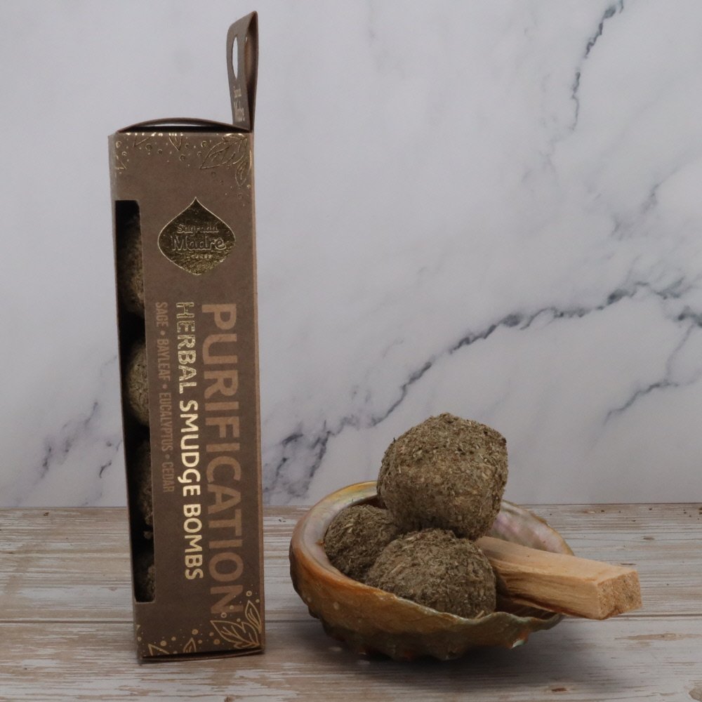 Purification Herbal Smudge Bomb - Grounding and Renewal