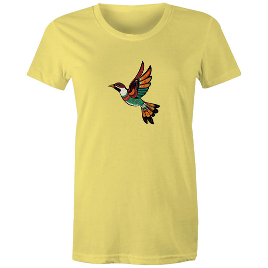 Women's Earthfolk T shirt - Song Bird