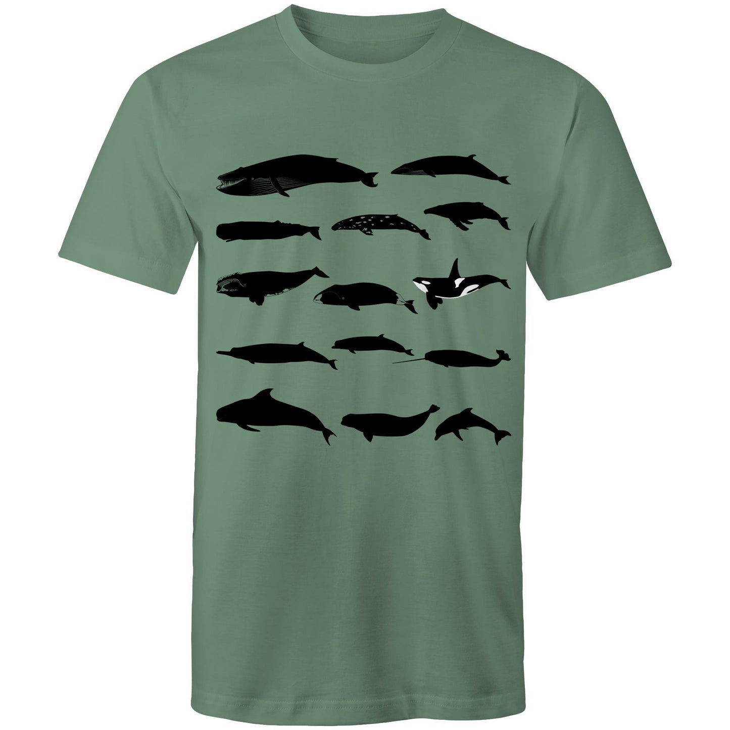 Men's Earthfolk Tshirt - Whale Silhouette