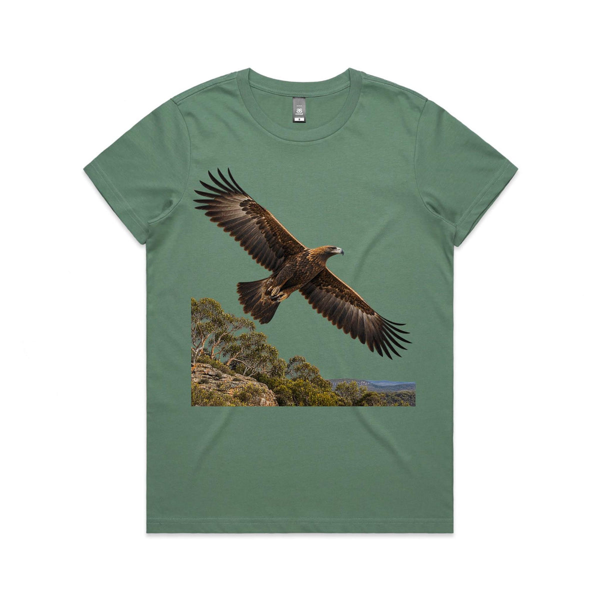 Women's Wedge Tail Eagle Graphic Printed T-shirt