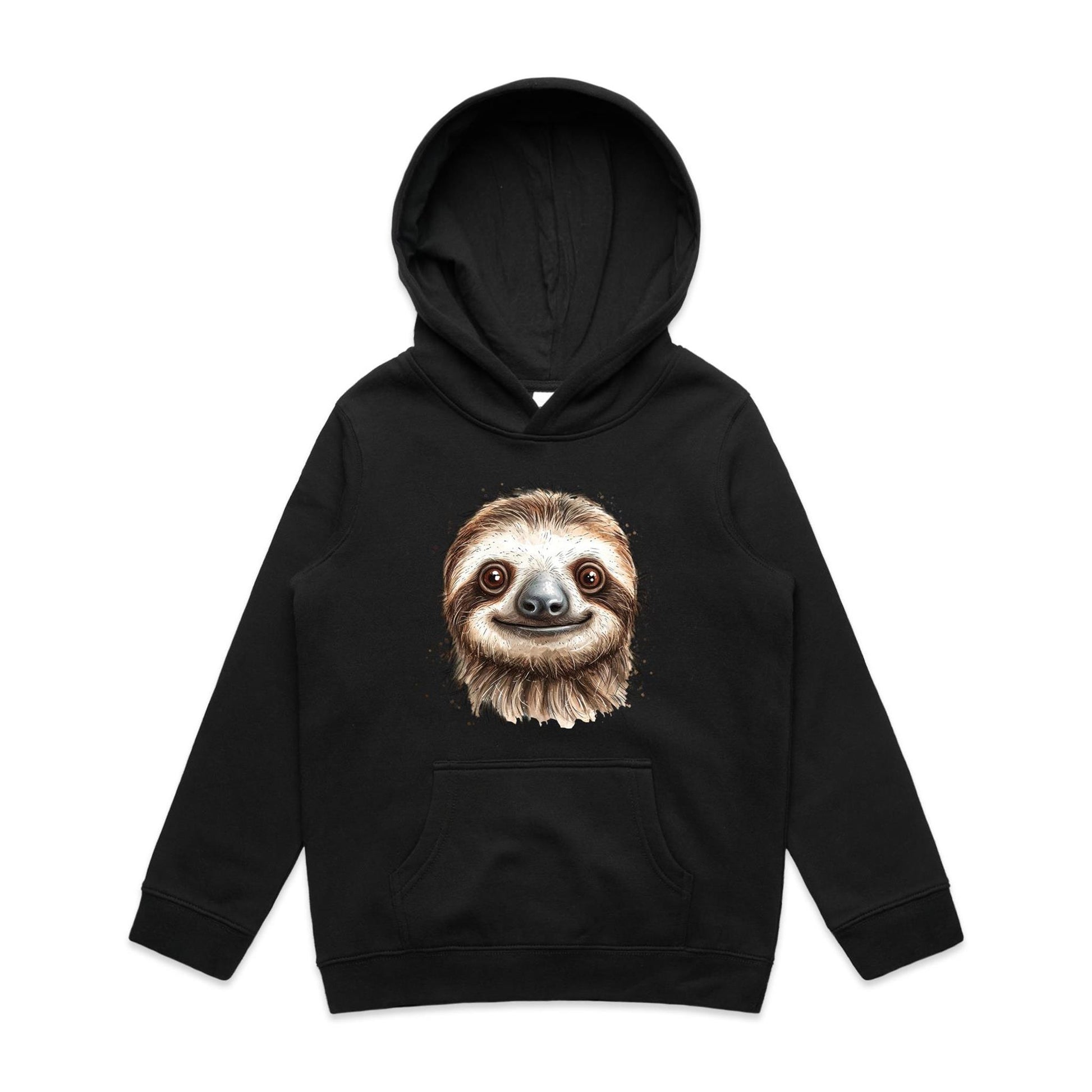 Kids Earthfolk Hoodie - Sloth - The Crescent Moon