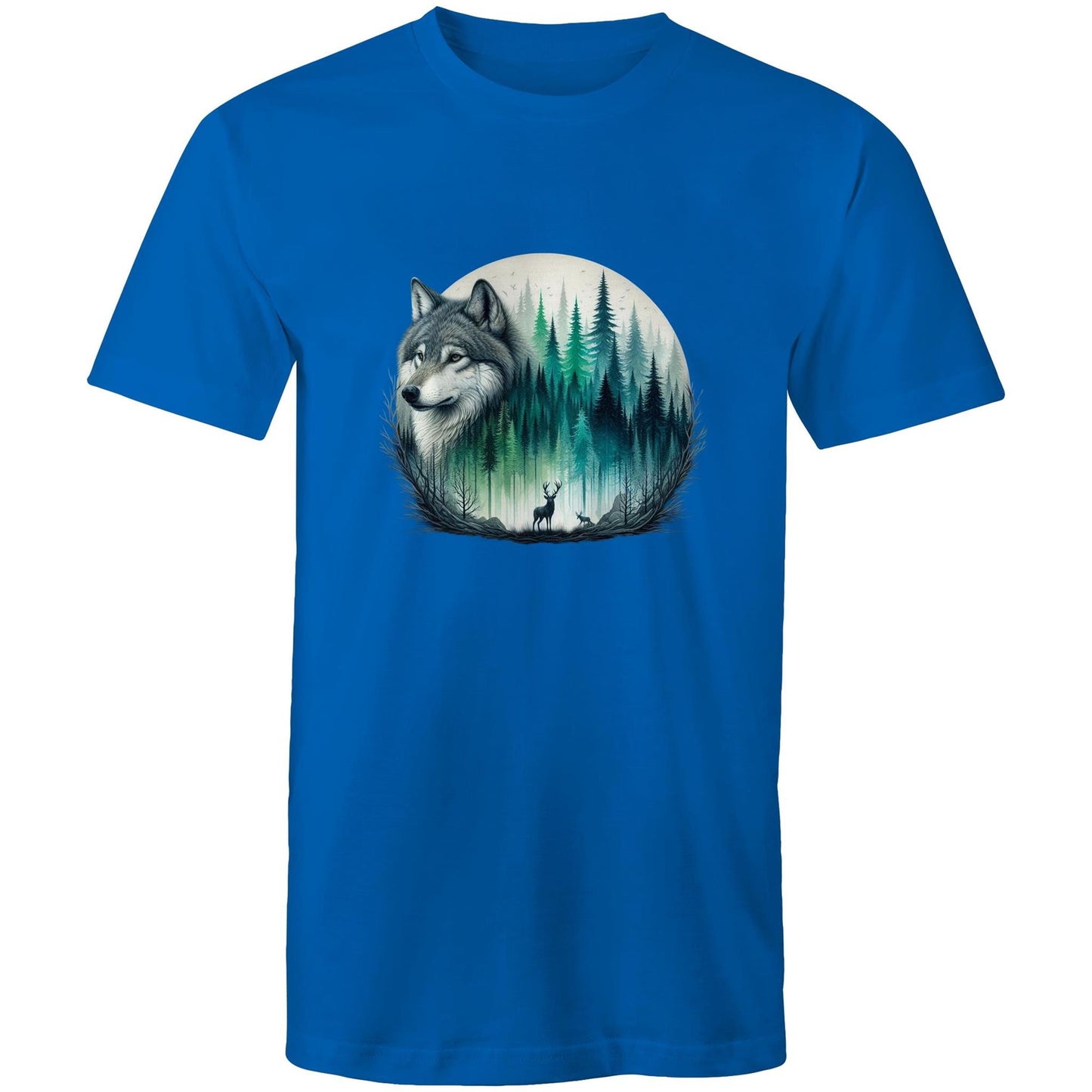 Men's Earthfolk T shirt - Wolf Landscape