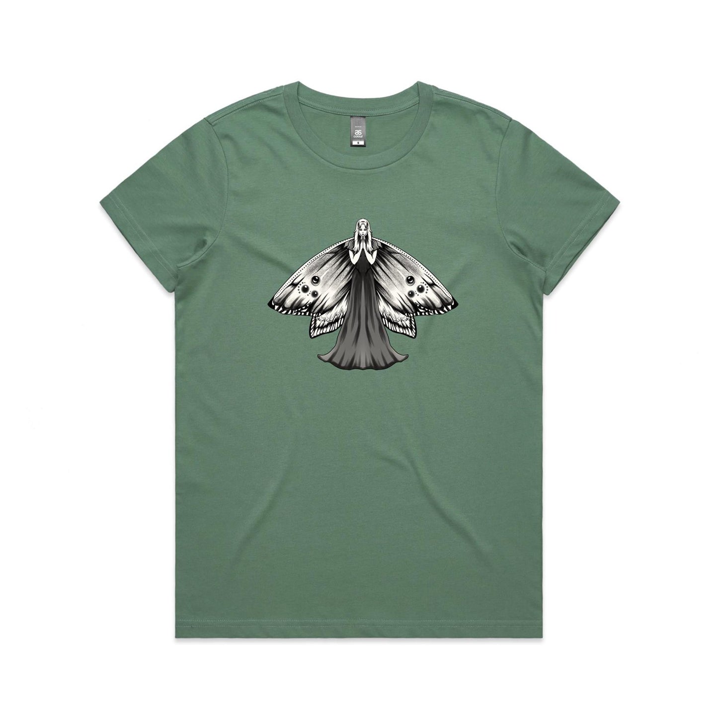 Women's Earthfolk T-Shirt - Moth Goddess