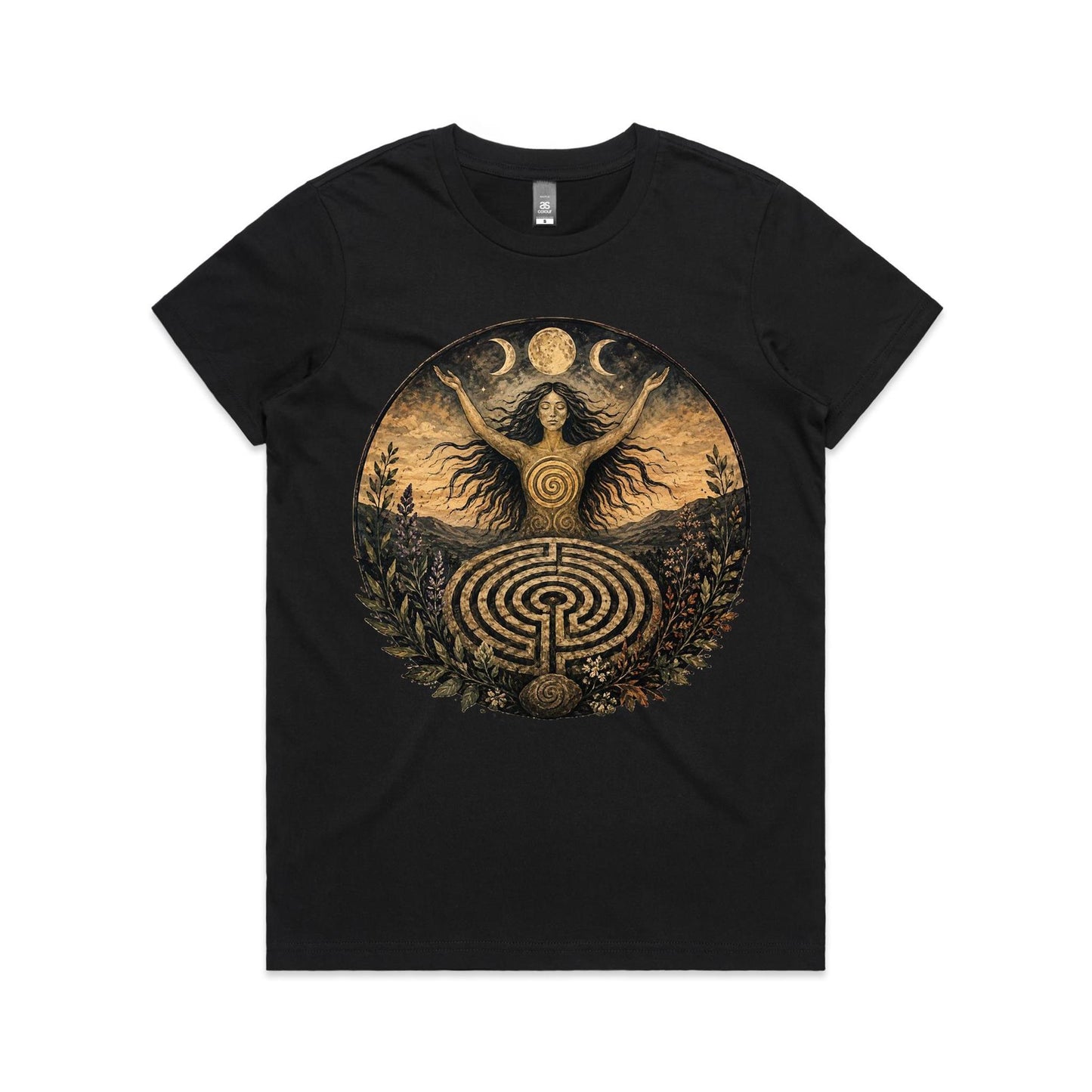 Goddess of the Labyrinth T-Shirt | Goddess Graphic Tee