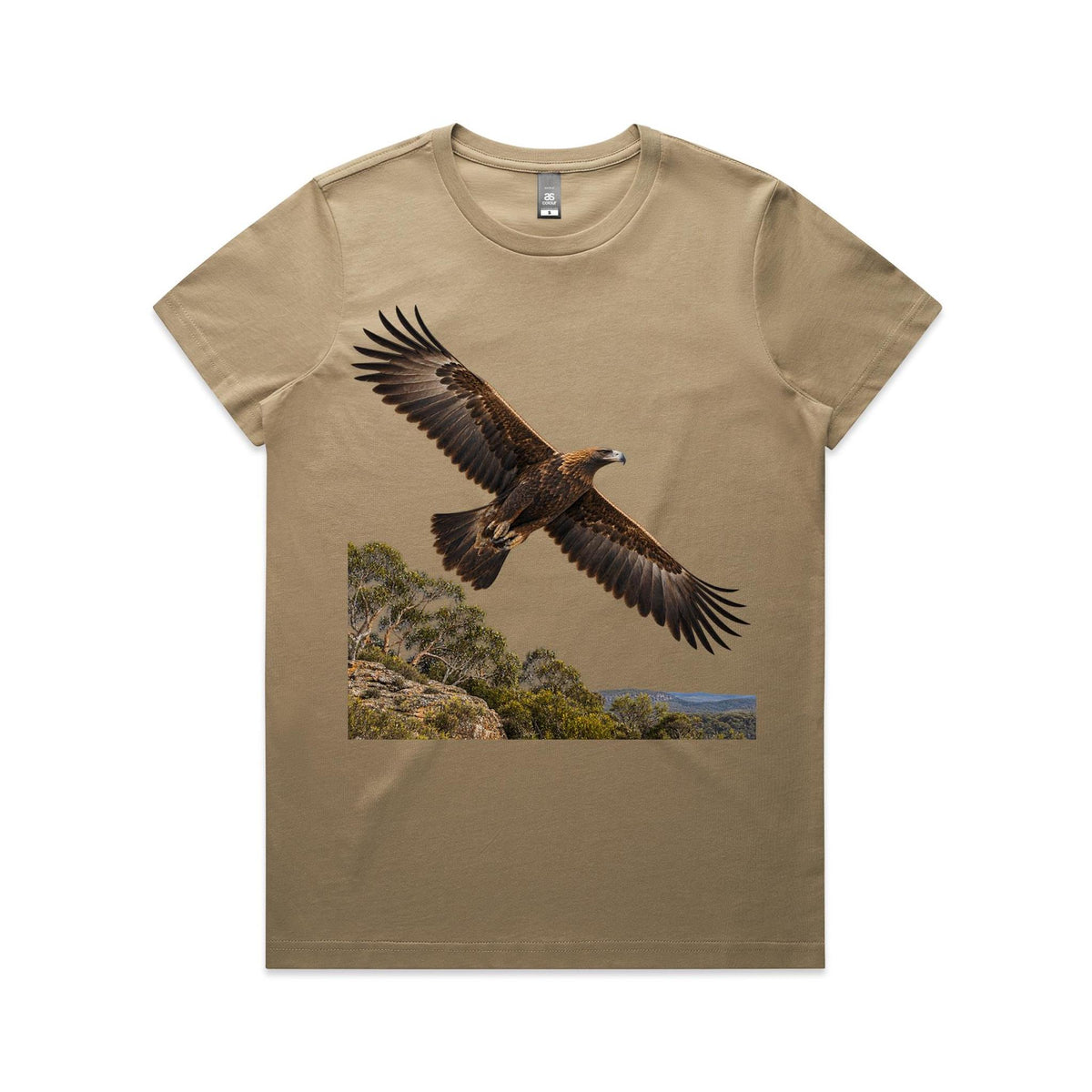 Women's Wedge Tail Eagle Graphic Printed T-shirt