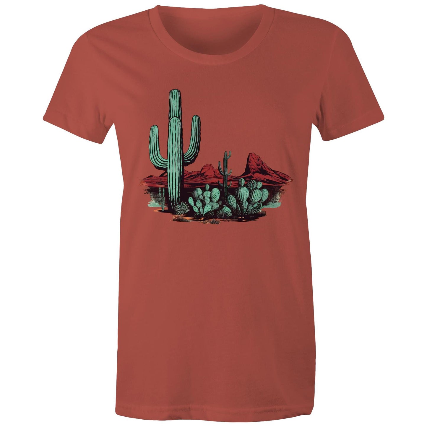 Women's Earthfolk T shirt - Cactus Desert