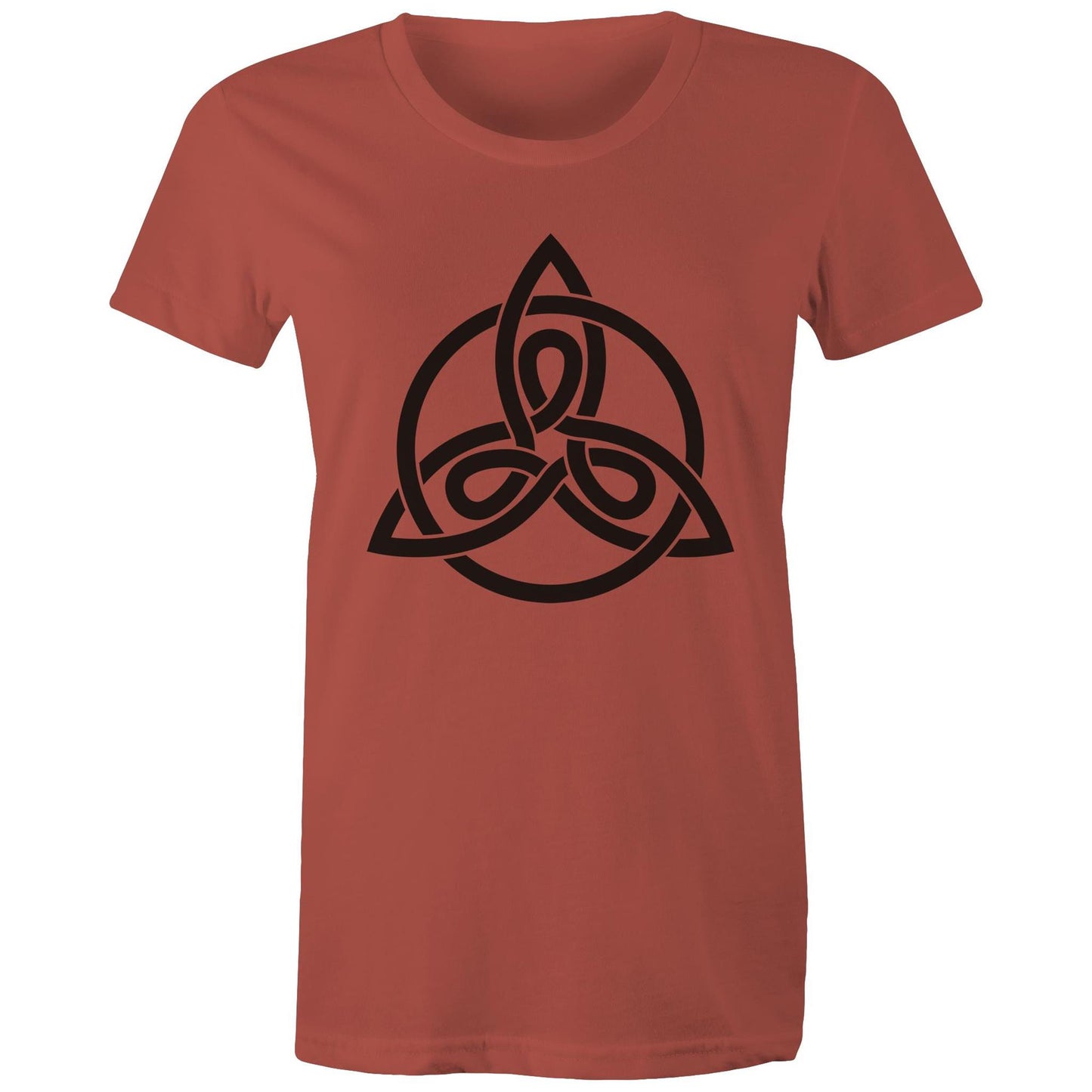 Women's Earthfolk T shirt - Celtic Knot - The Crescent Moon