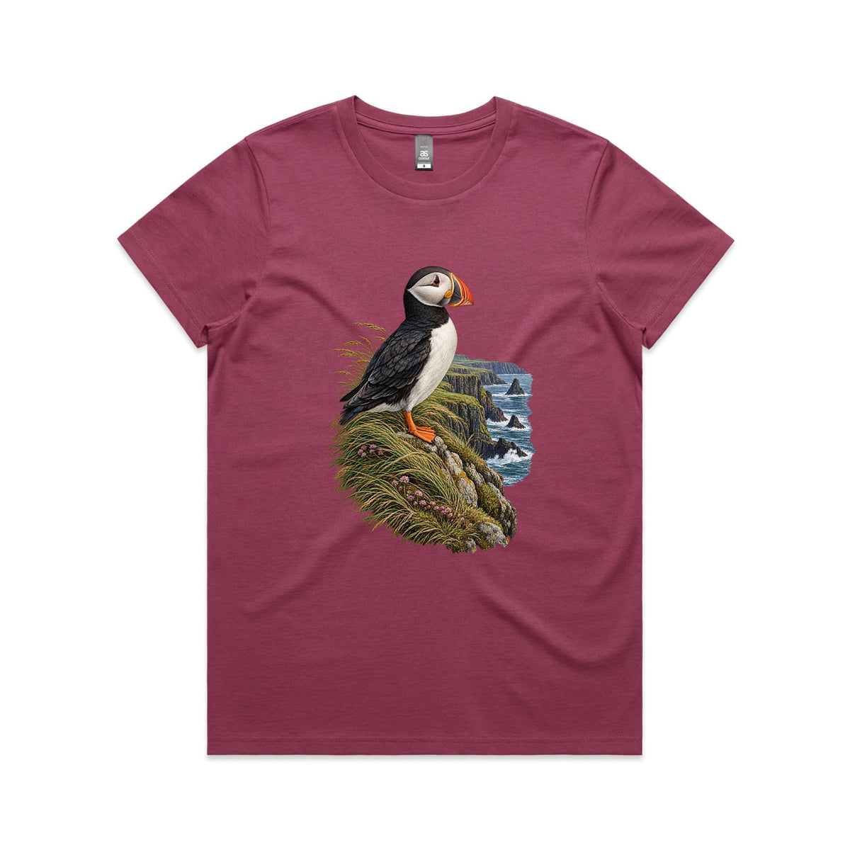 Women's Puffin Coastal Graphic T-shirt | Earthfolk