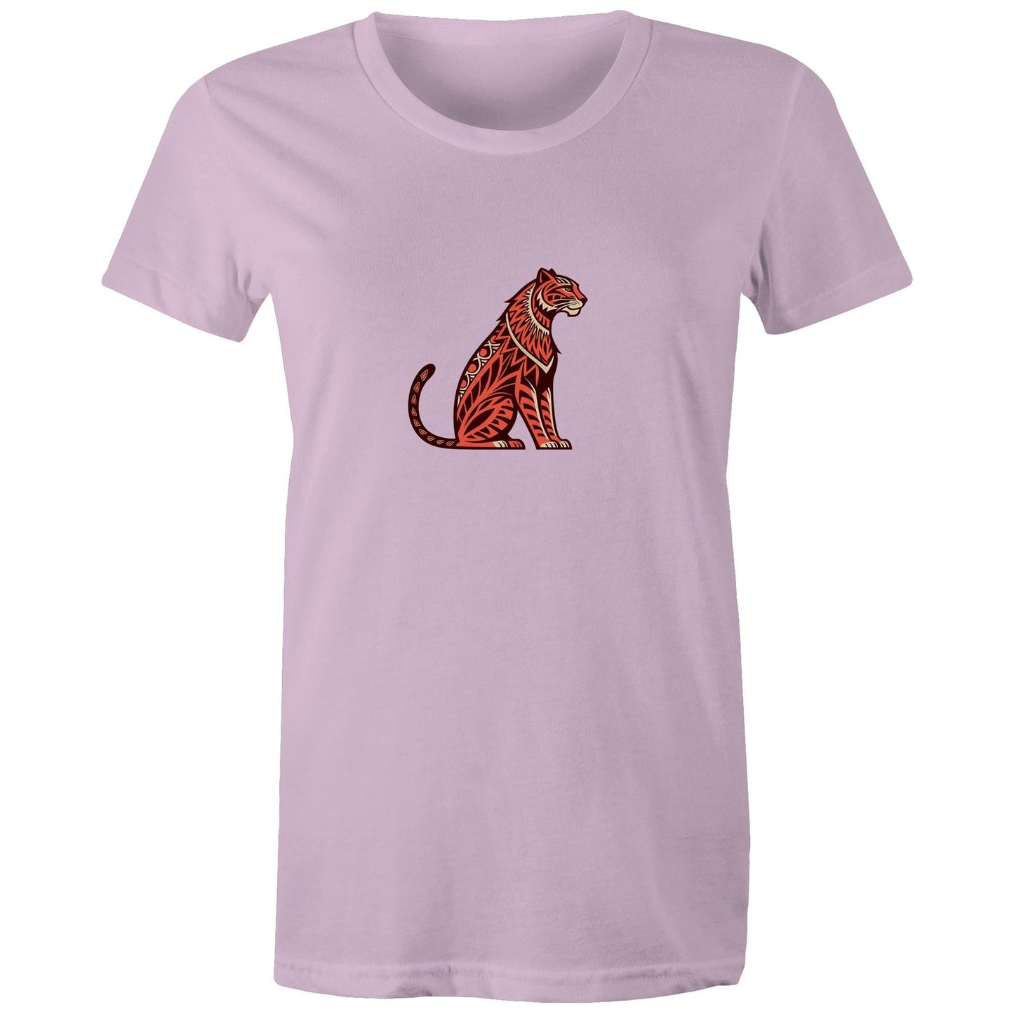 Women's Earthfolk Printed T shirt - Tribal Tiger