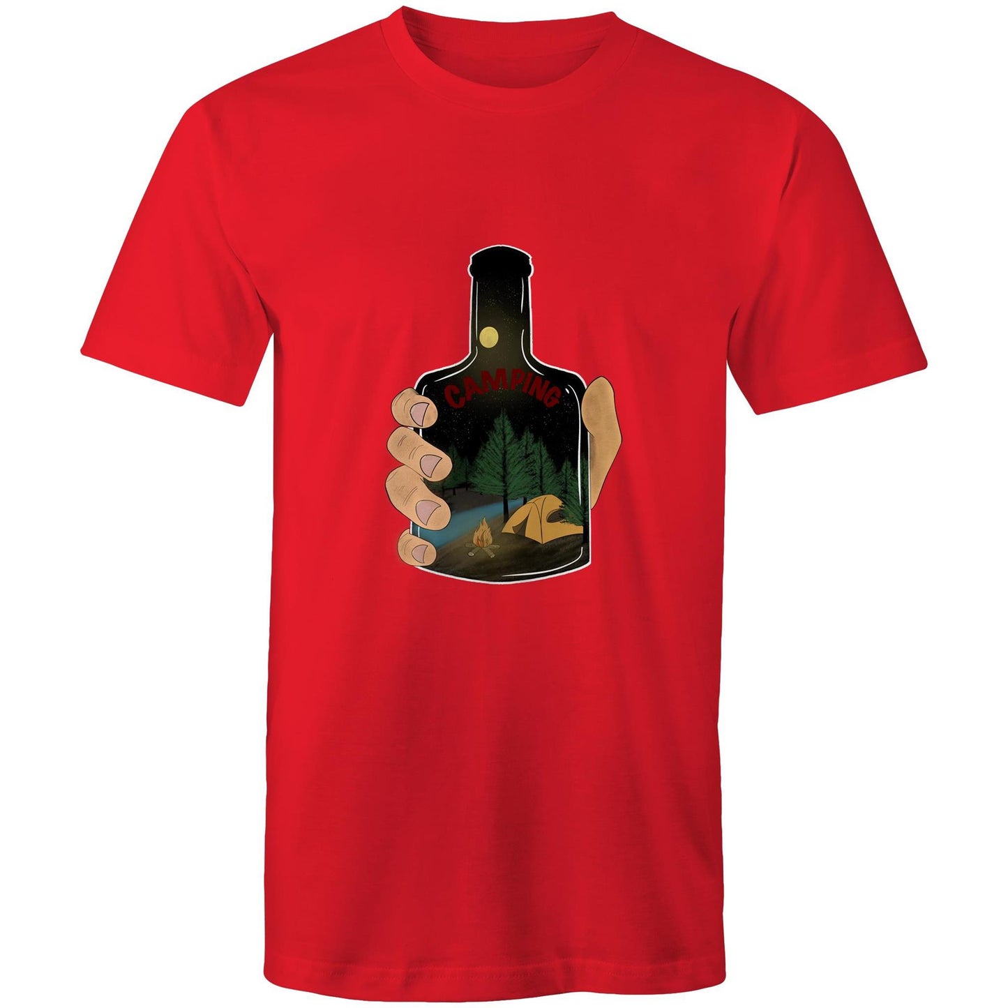Men's Camping Graphic T-Shirt | Camping Essence Print Tee