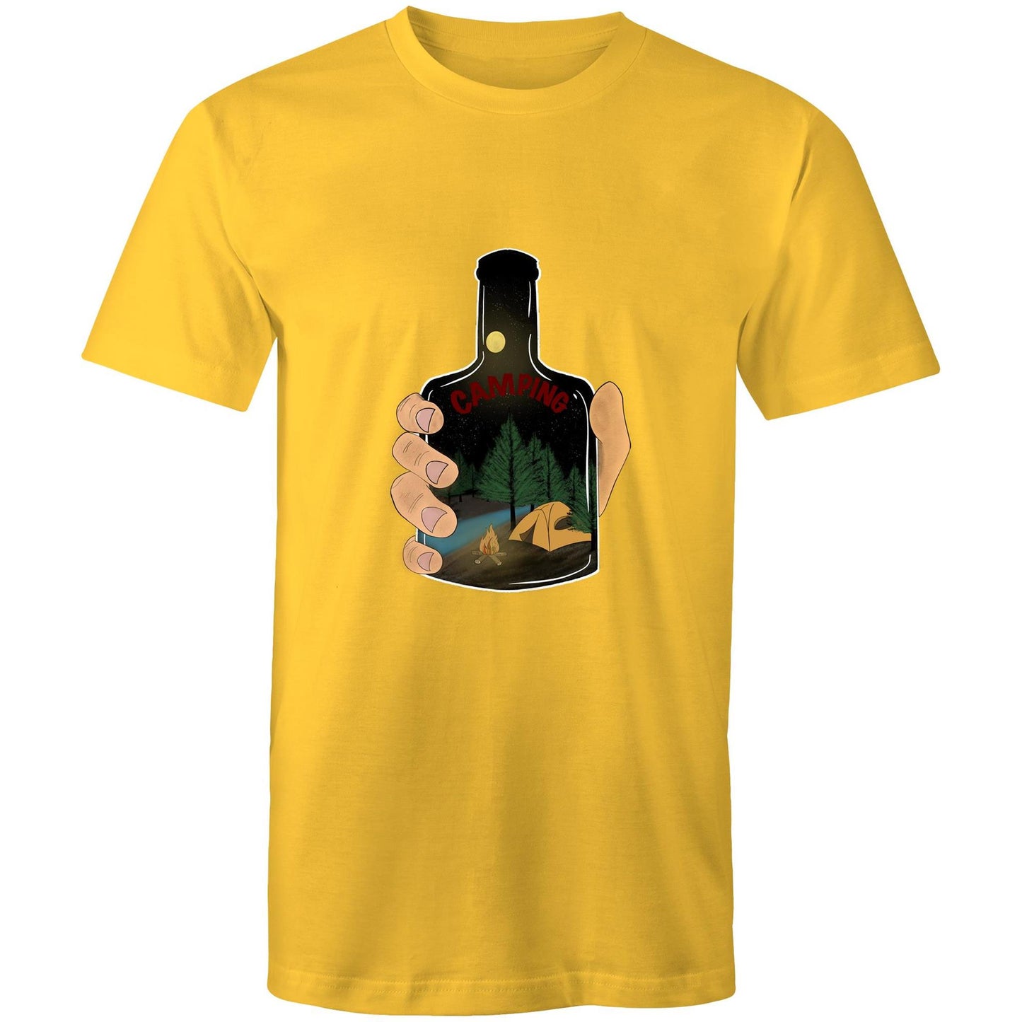 Men's Camping Graphic T-Shirt | Camping Essence Print Tee