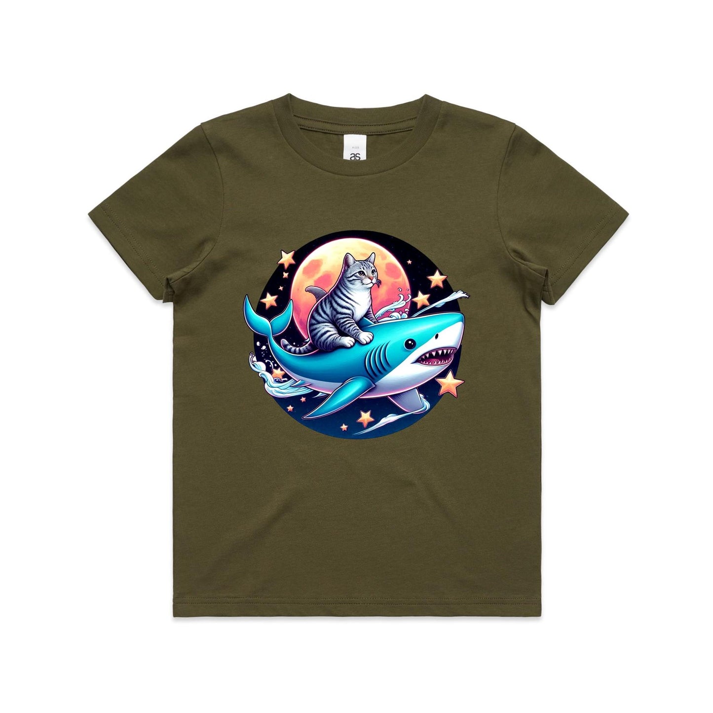 Kids Earthfolk Space Kitten T-shirt