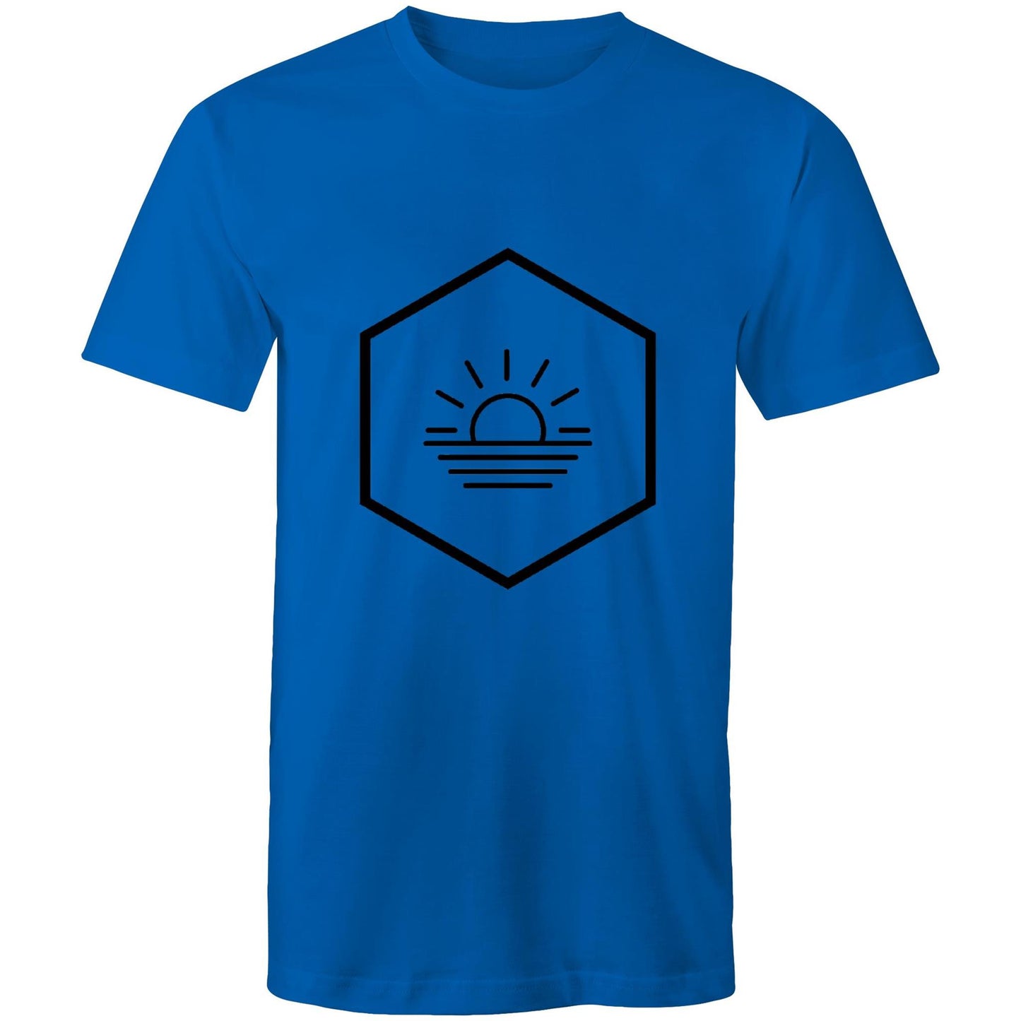 Men's Sunset T-Shirt | Minimalist Nature Graphic Tee