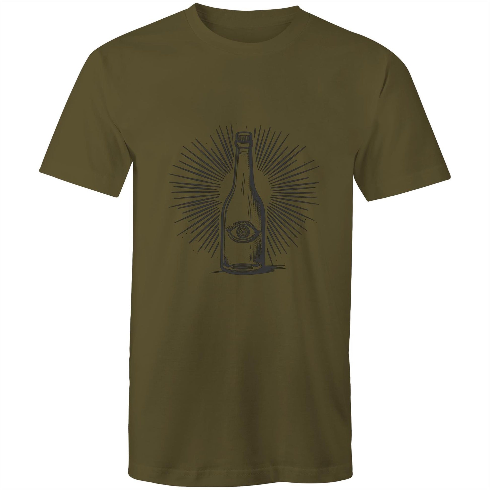 Men's Funny Beer Graphic T-Shirt | I've Seen the Light Beer Print