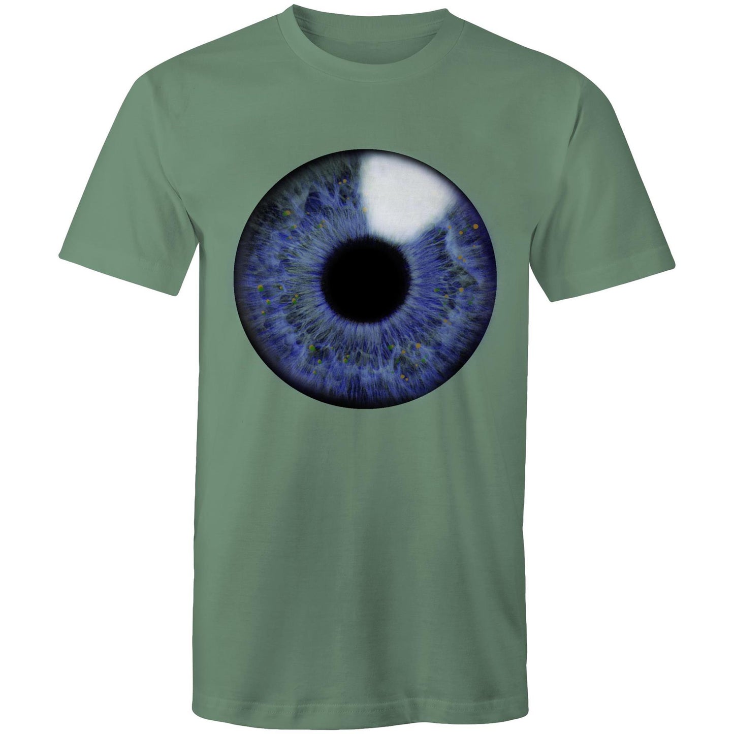 Earthfolk Printed T shirt - Mens Relaxed Fit - Eyeball - The Crescent Moon