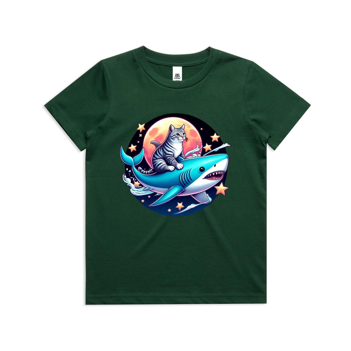 Kids Earthfolk Space Kitten T-shirt