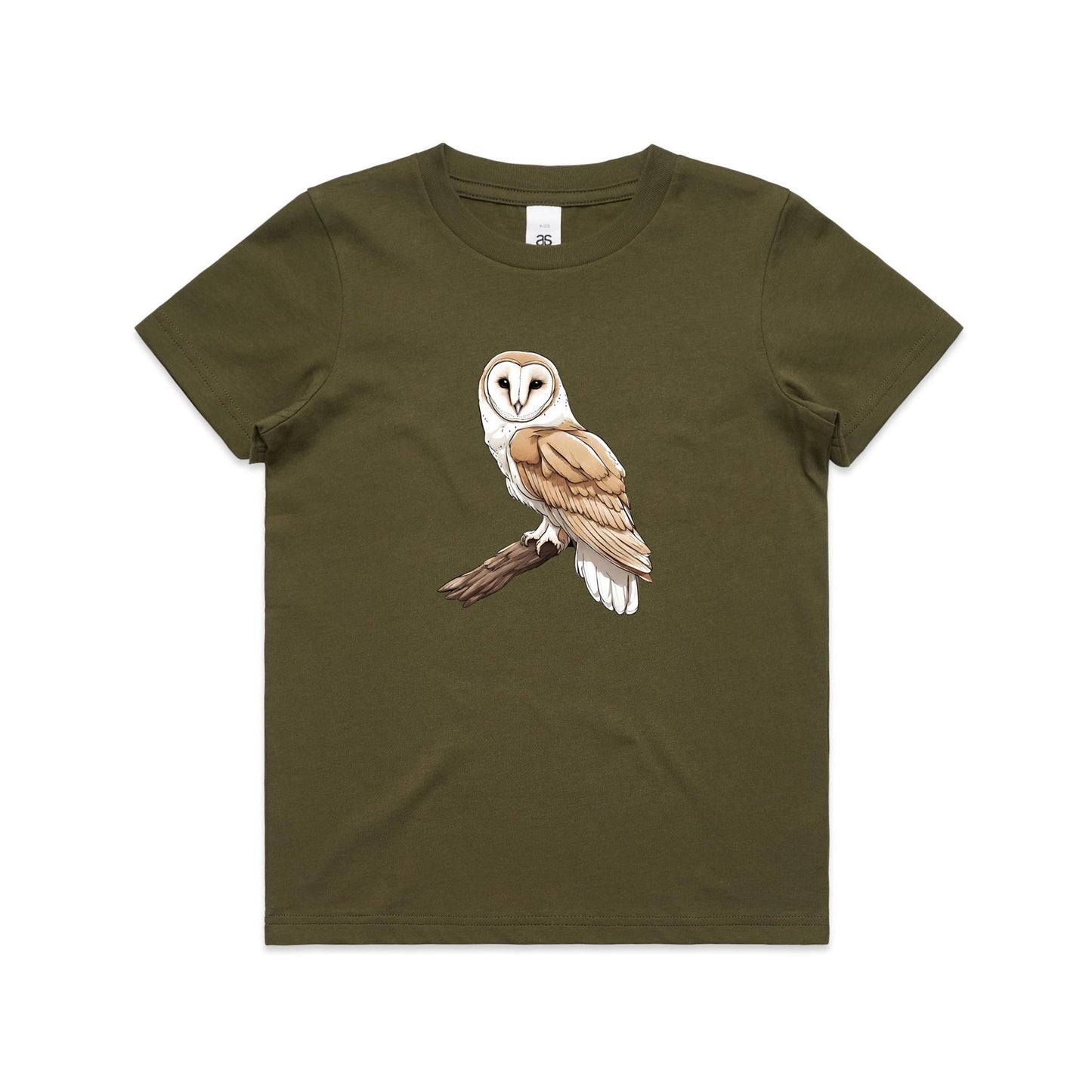 Kid's Earthfolk T-shirt - Barn Owl