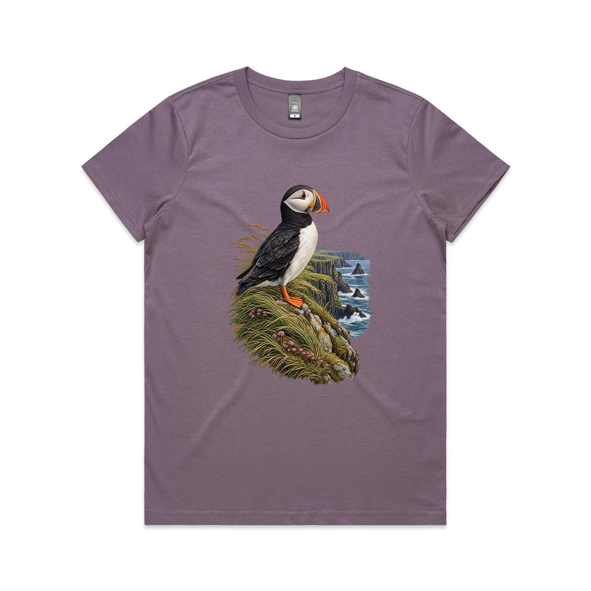 Women's Puffin Coastal Graphic T-shirt | Earthfolk