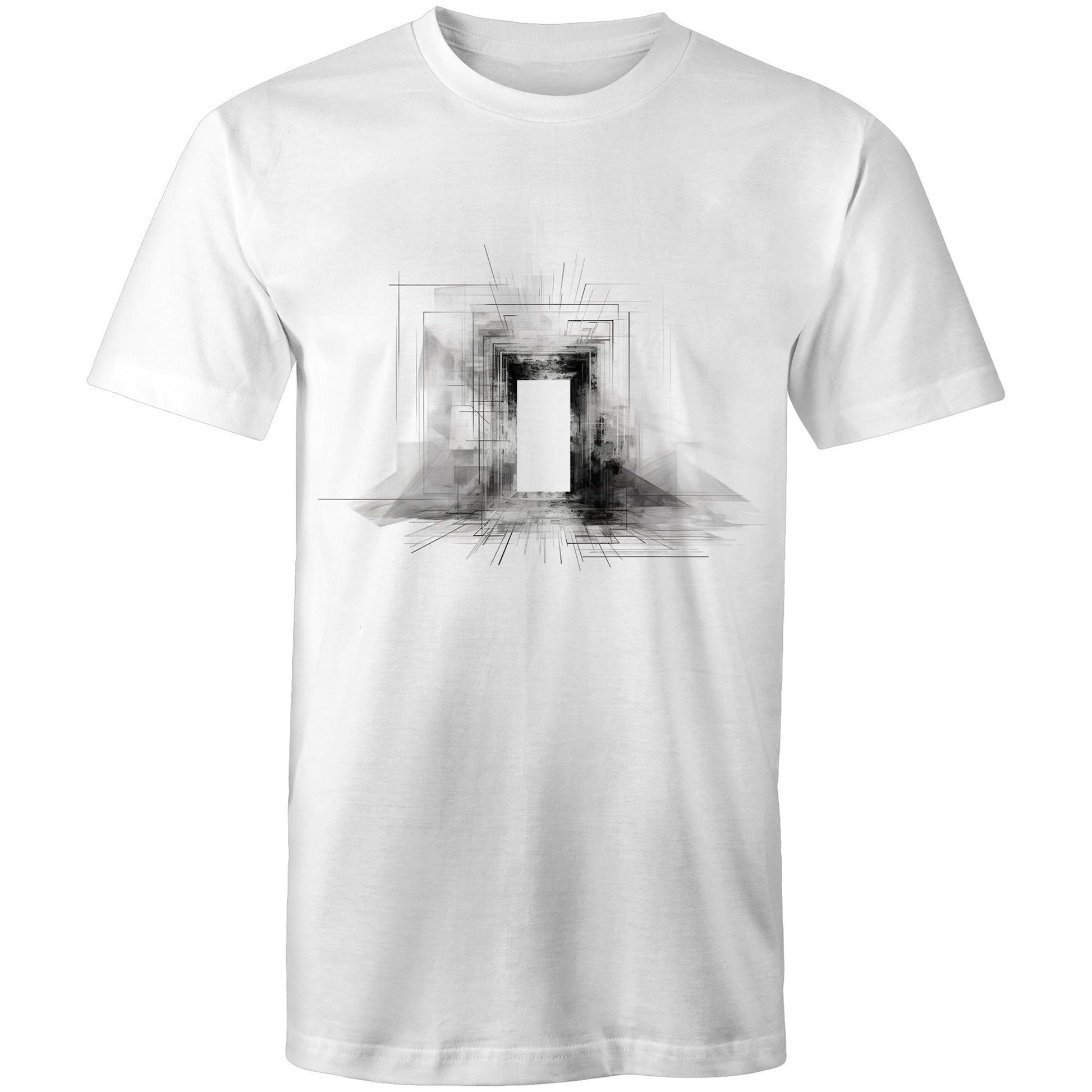 Men's Earthfolk T shirt - Portal - The Crescent Moon