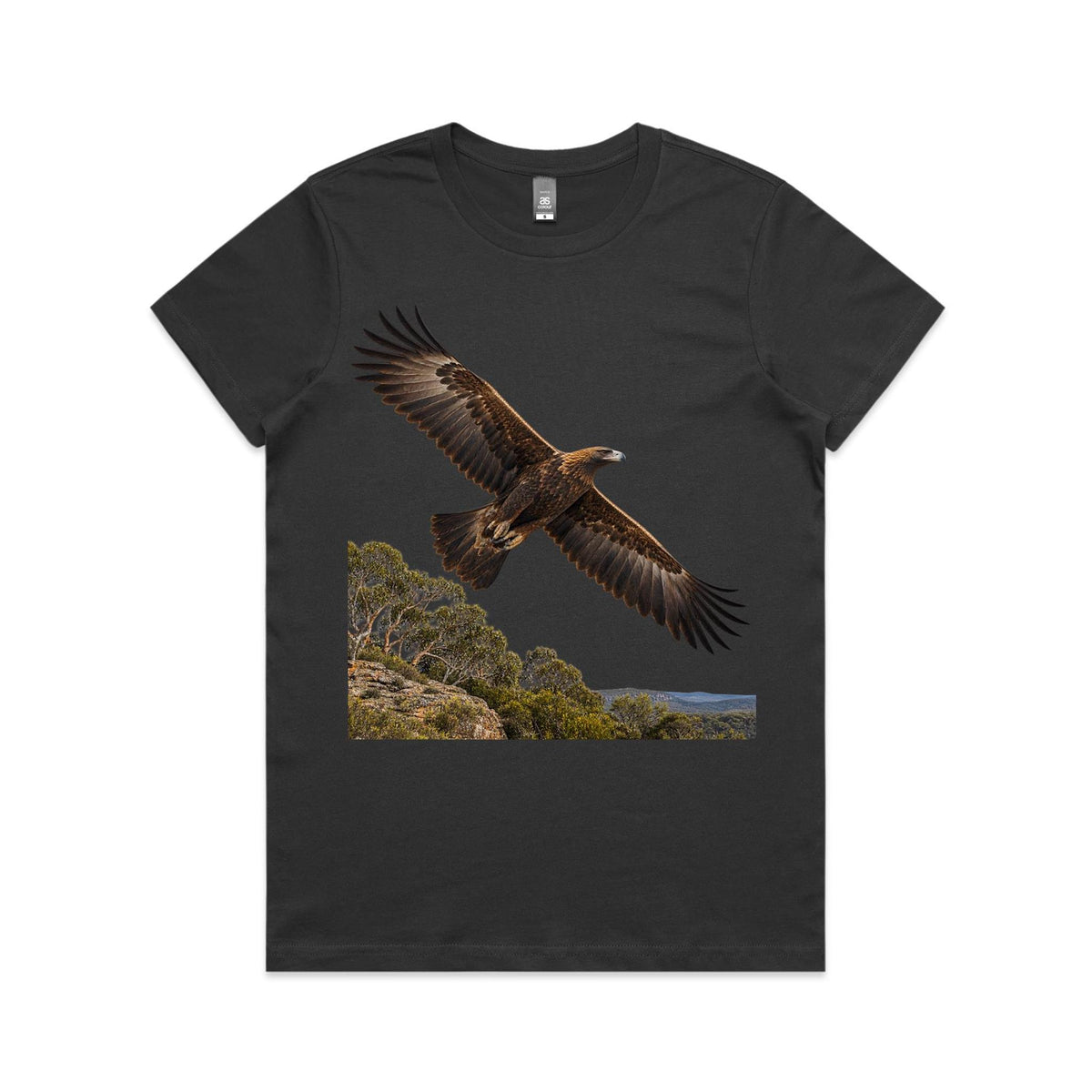 Women's Wedge Tail Eagle Graphic Printed T-shirt