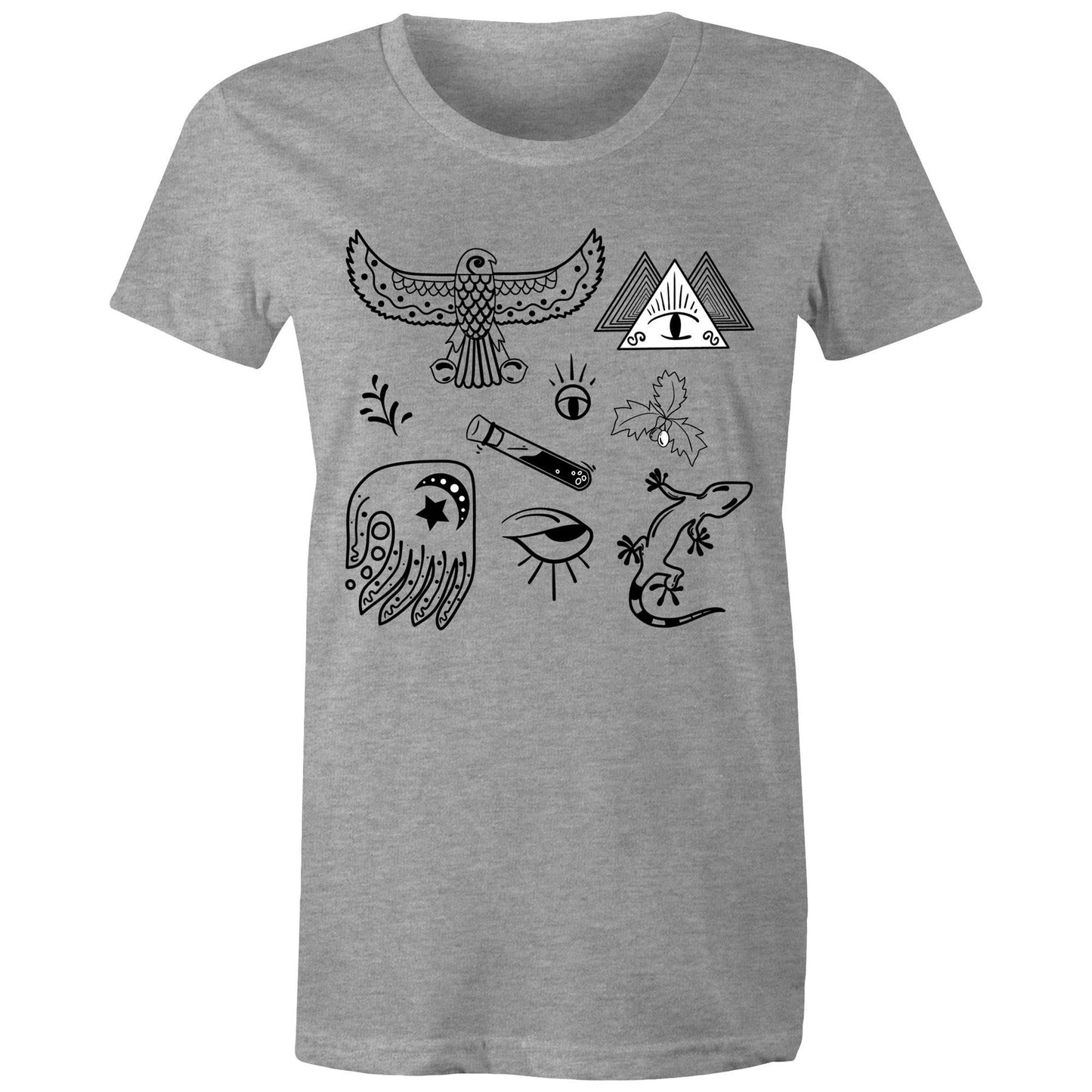 Women's Earthfolk Printed T shirt - Mystic