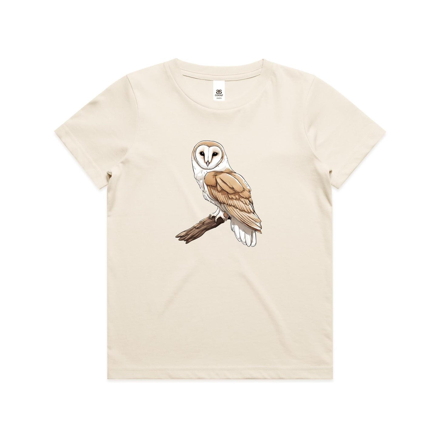 Kid's Earthfolk T-shirt - Barn Owl