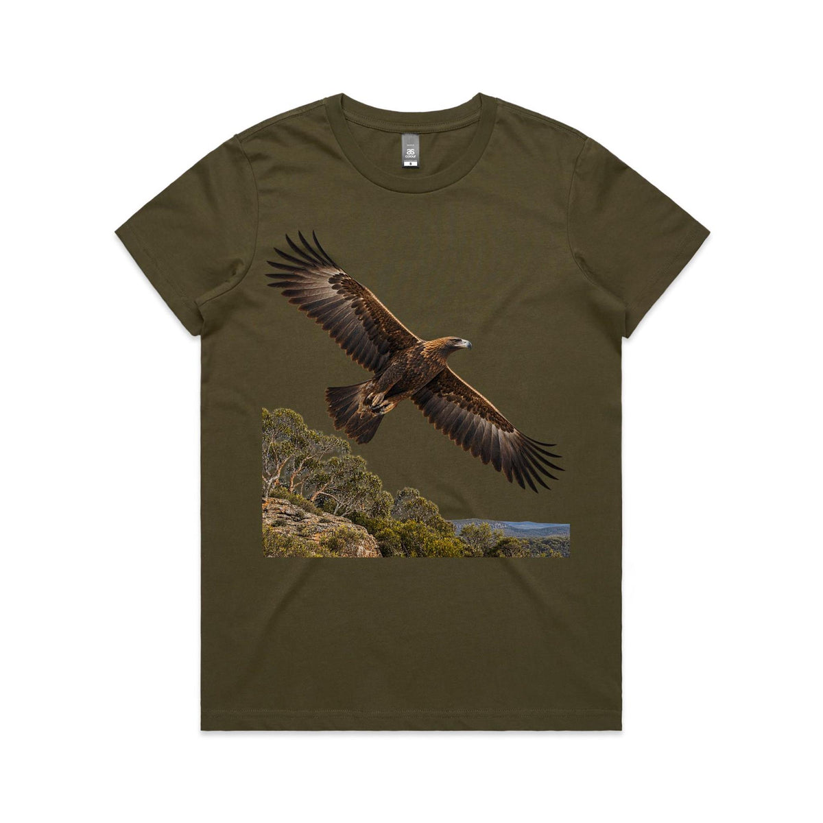Women's Wedge Tail Eagle Graphic Printed T-shirt