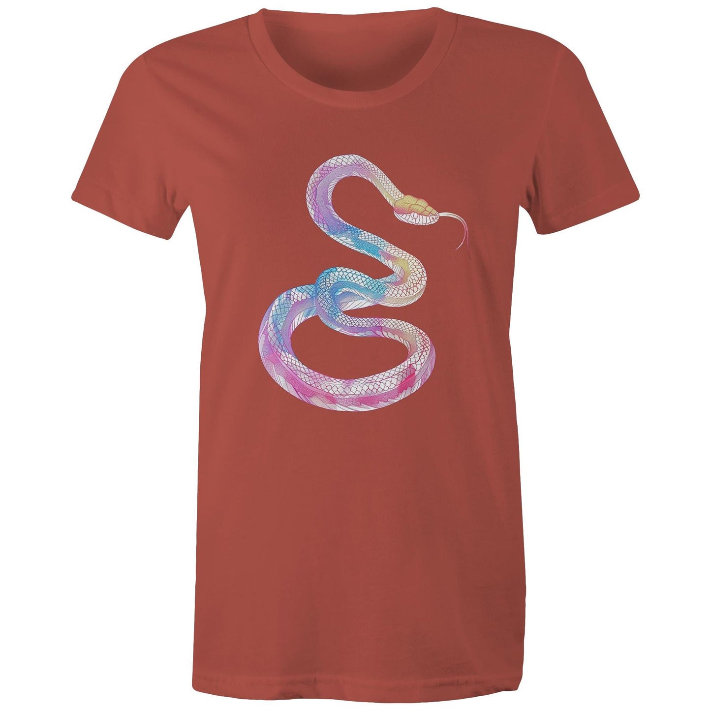 Women's Earthfolk T shirt - Rainbow Serpent