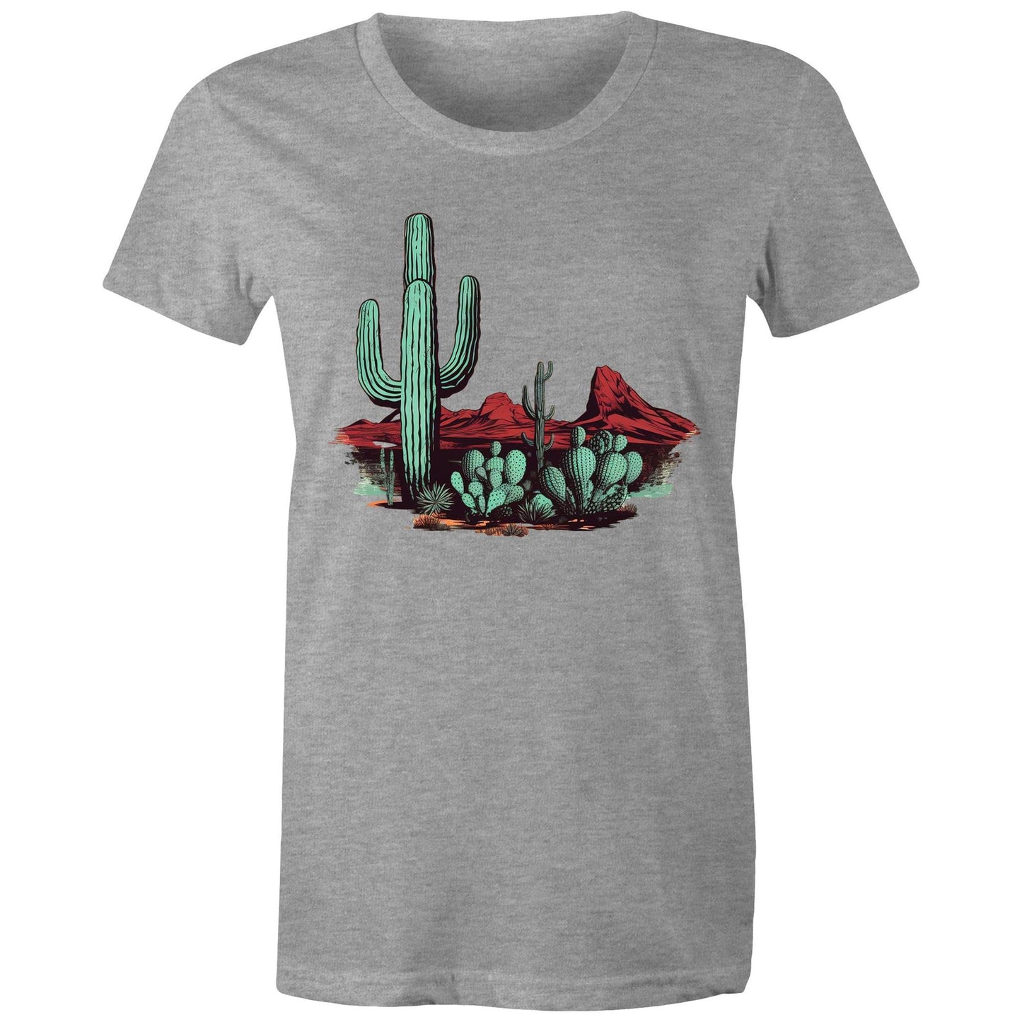 Women's Earthfolk T shirt - Cactus Desert