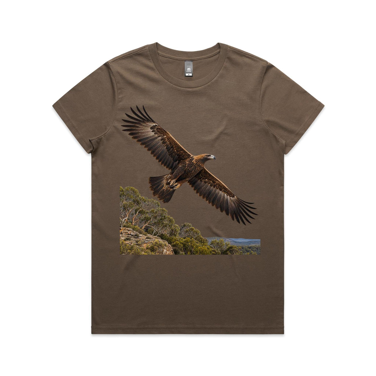 Women's Wedge Tail Eagle Graphic Printed T-shirt