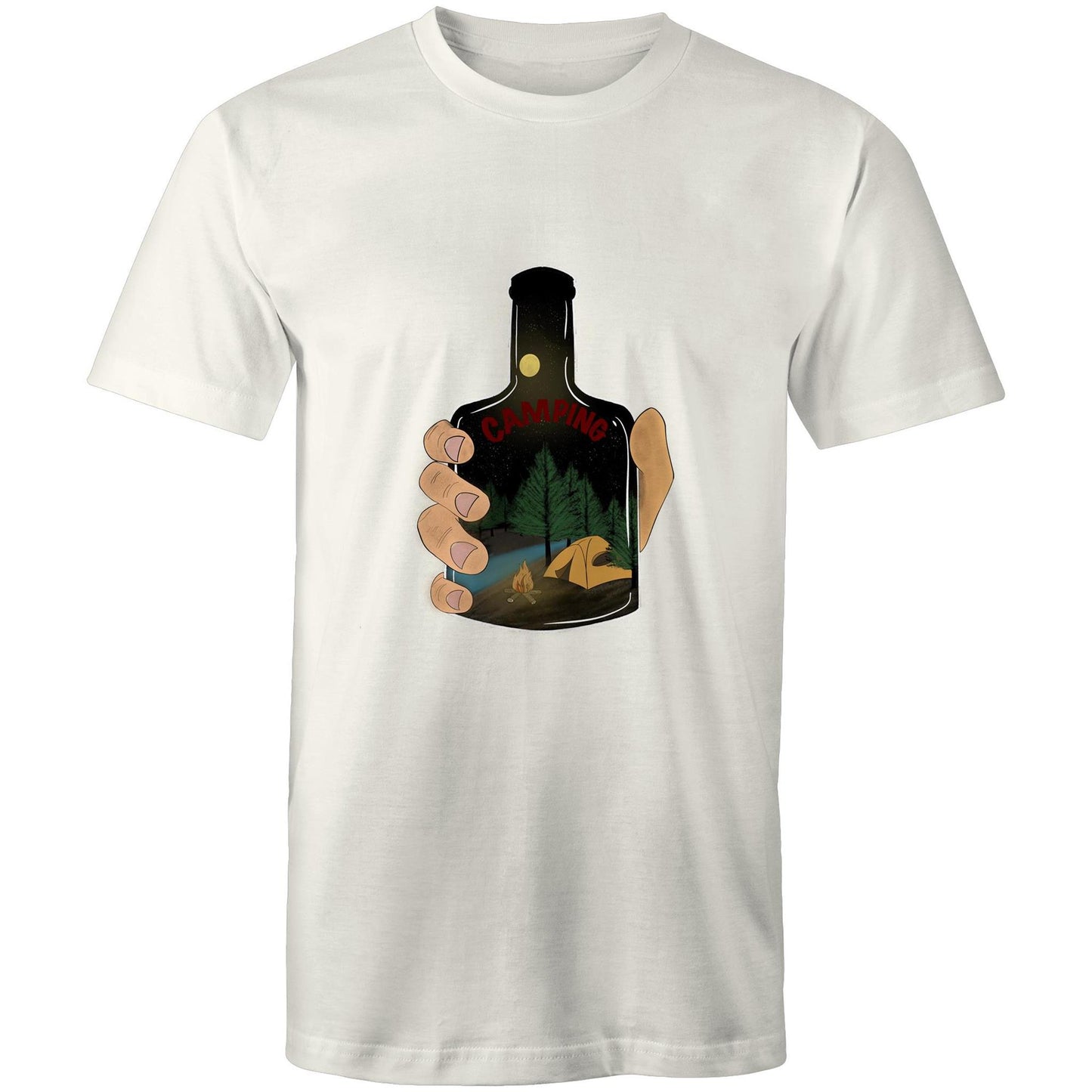 Men's Camping Graphic T-Shirt | Camping Essence Print Tee