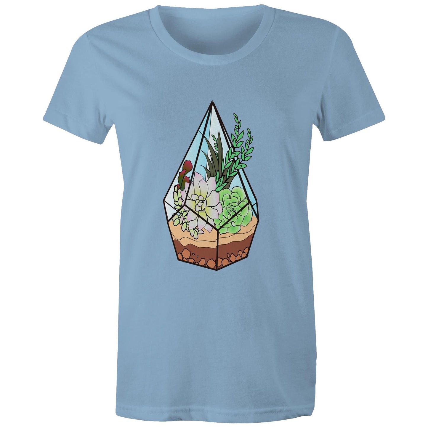 Women's Earthfolk Printed T shirt - Terrarium