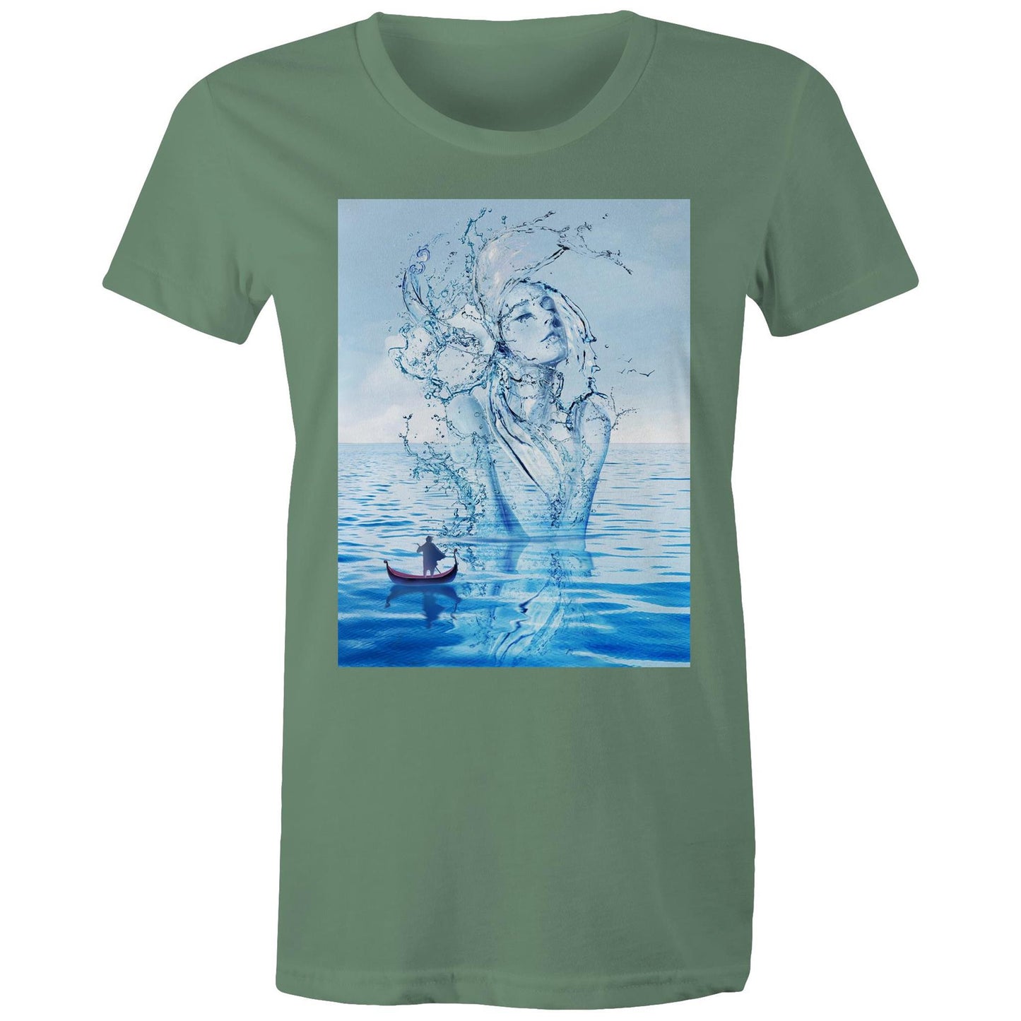 Women'S Earthfolk Printed T shirt - Ocean Spirit