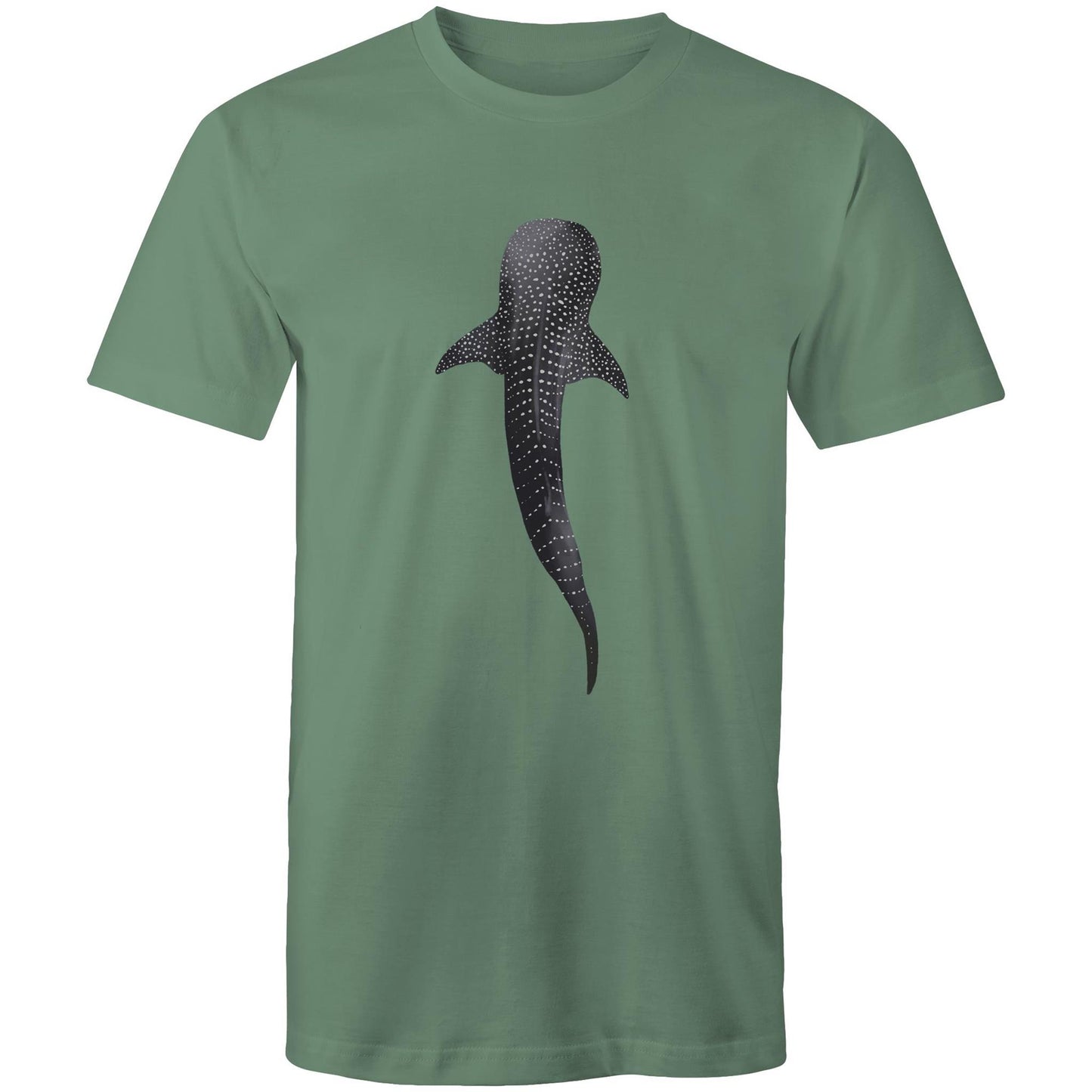 Earthfolk Printed T shirt - Mens Reaxed Fit - Whale Shark - The Crescent Moon