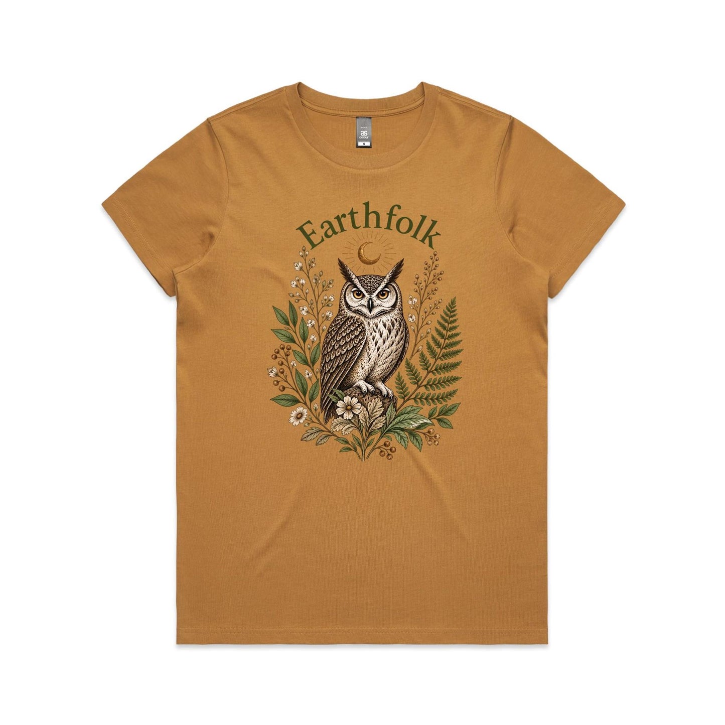 Womens Owl Graphic T-Shirt - Earthfolk t-shirts