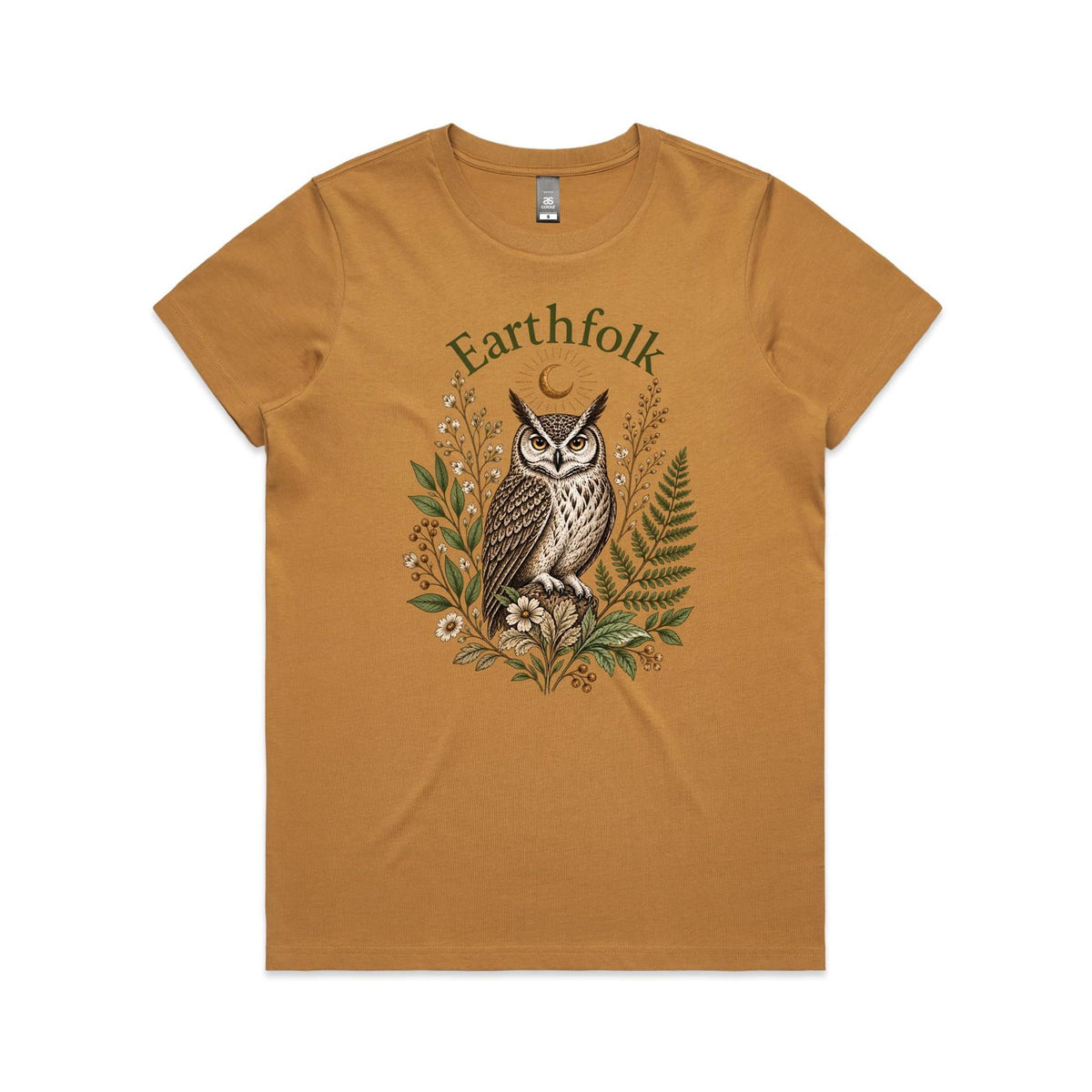 Womens Owl Graphic T-Shirt - Earthfolk t-shirts