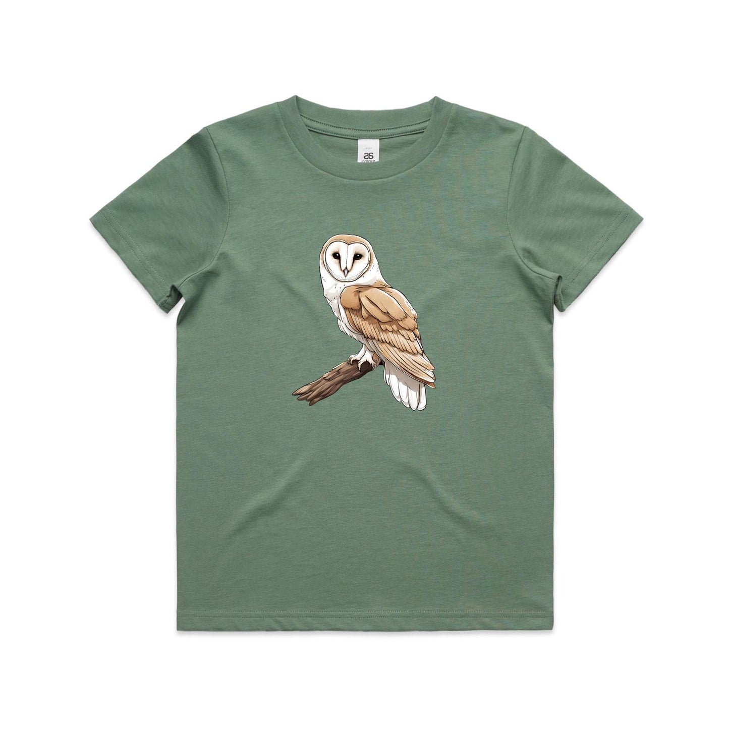 Kid's Earthfolk T-shirt - Barn Owl