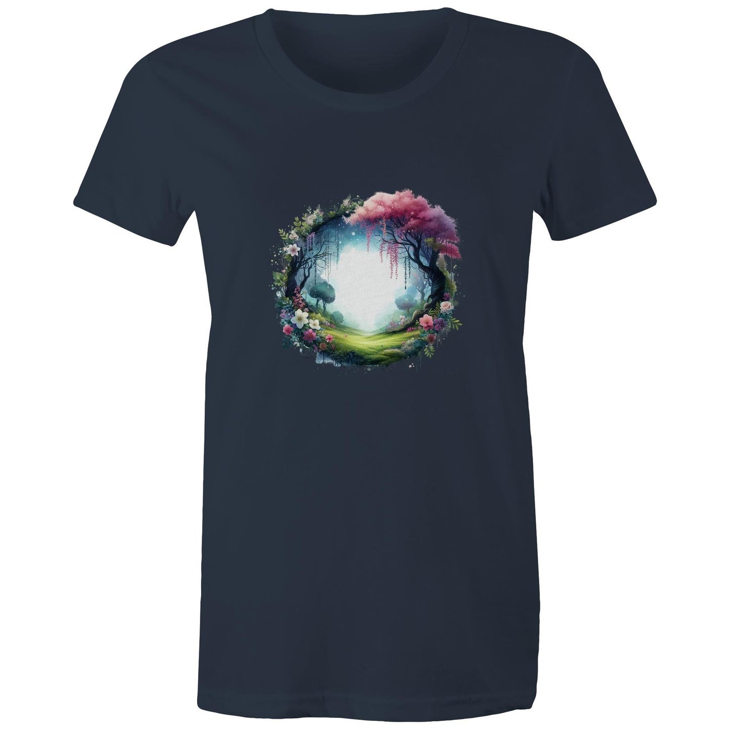 Women's Earthfolk Printed T shirt - Magickal Portal