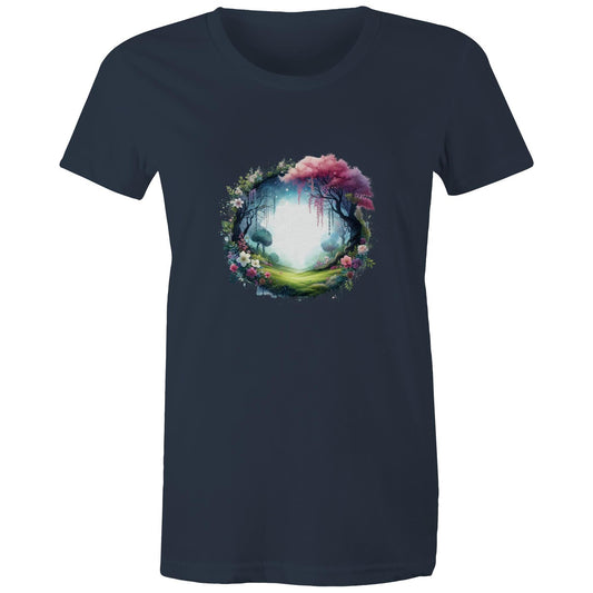 Women's Earthfolk Printed T shirt - Magickal Portal