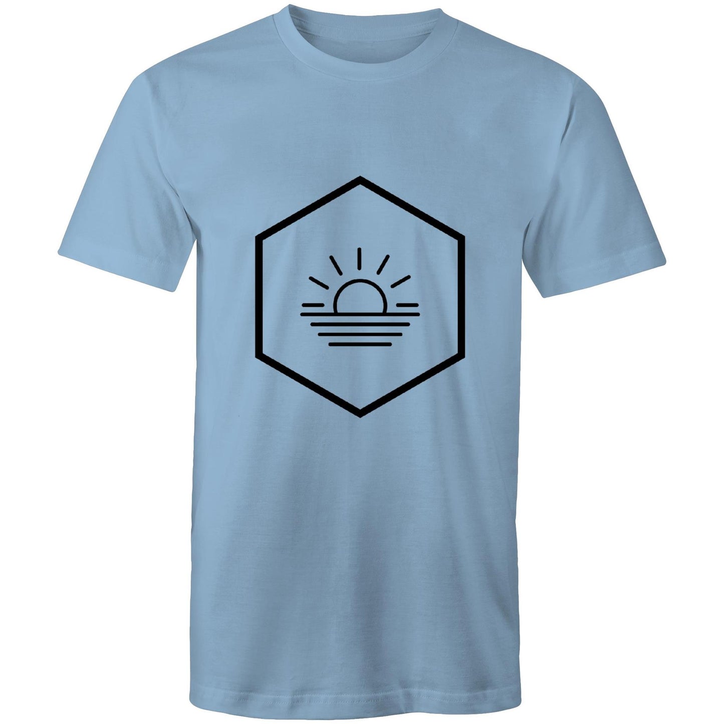 Men's Sunset T-Shirt | Minimalist Nature Graphic Tee