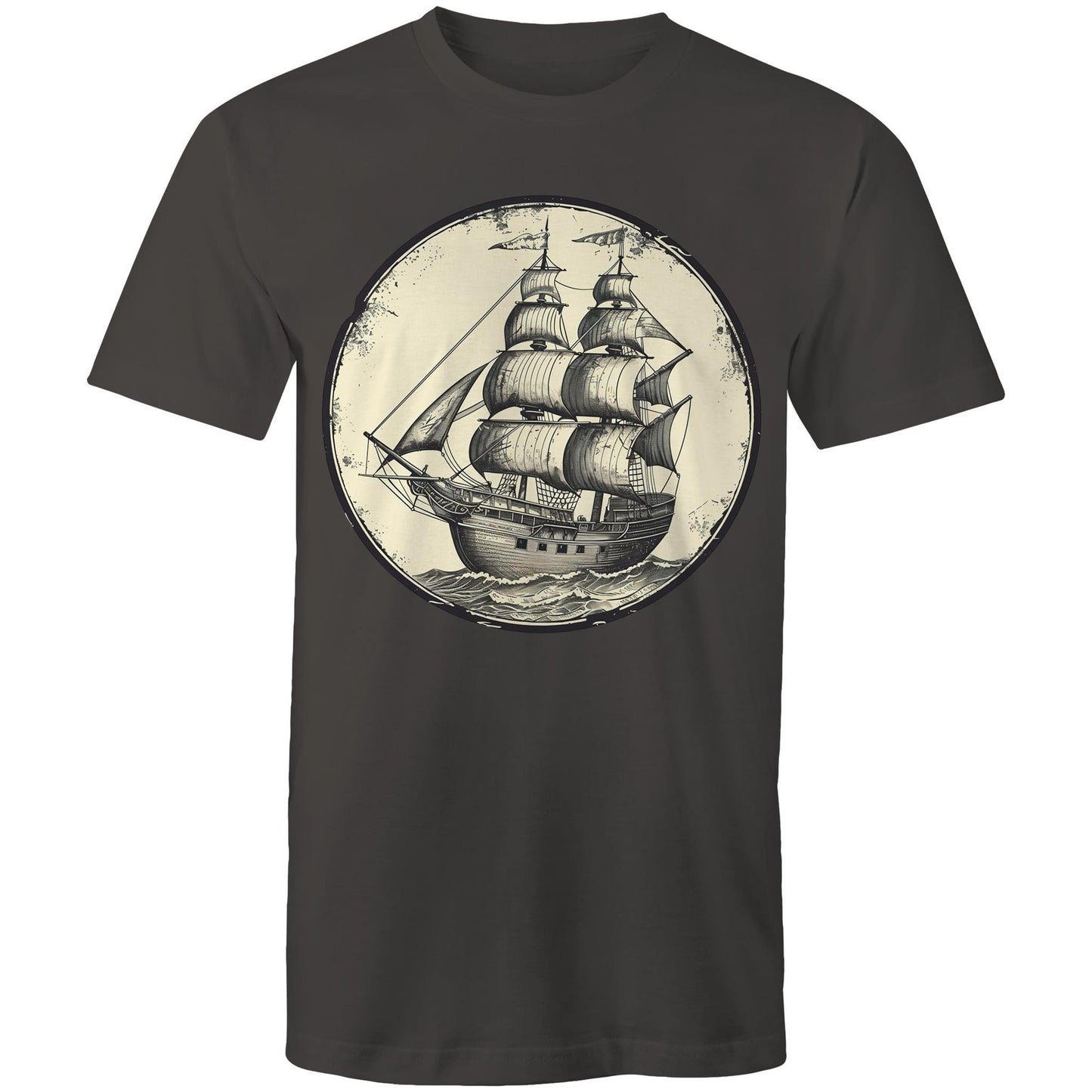 Men's Earthfolk Printed T shirt - Tall Ship