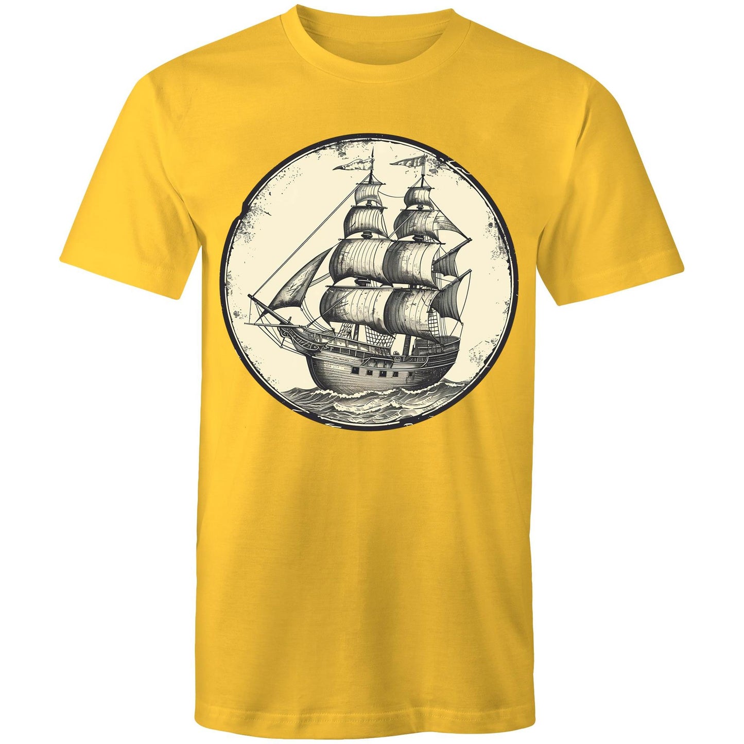 Men's Earthfolk Printed T shirt - Tall Ship