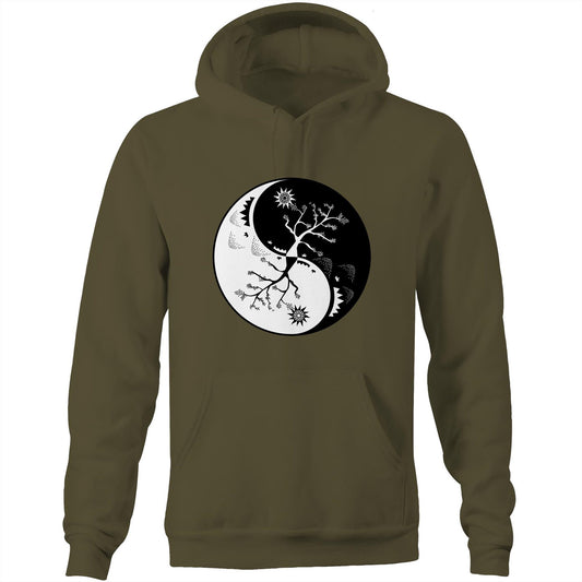 Unisex Earthfolk Hoodie - Earth Yin and Yang