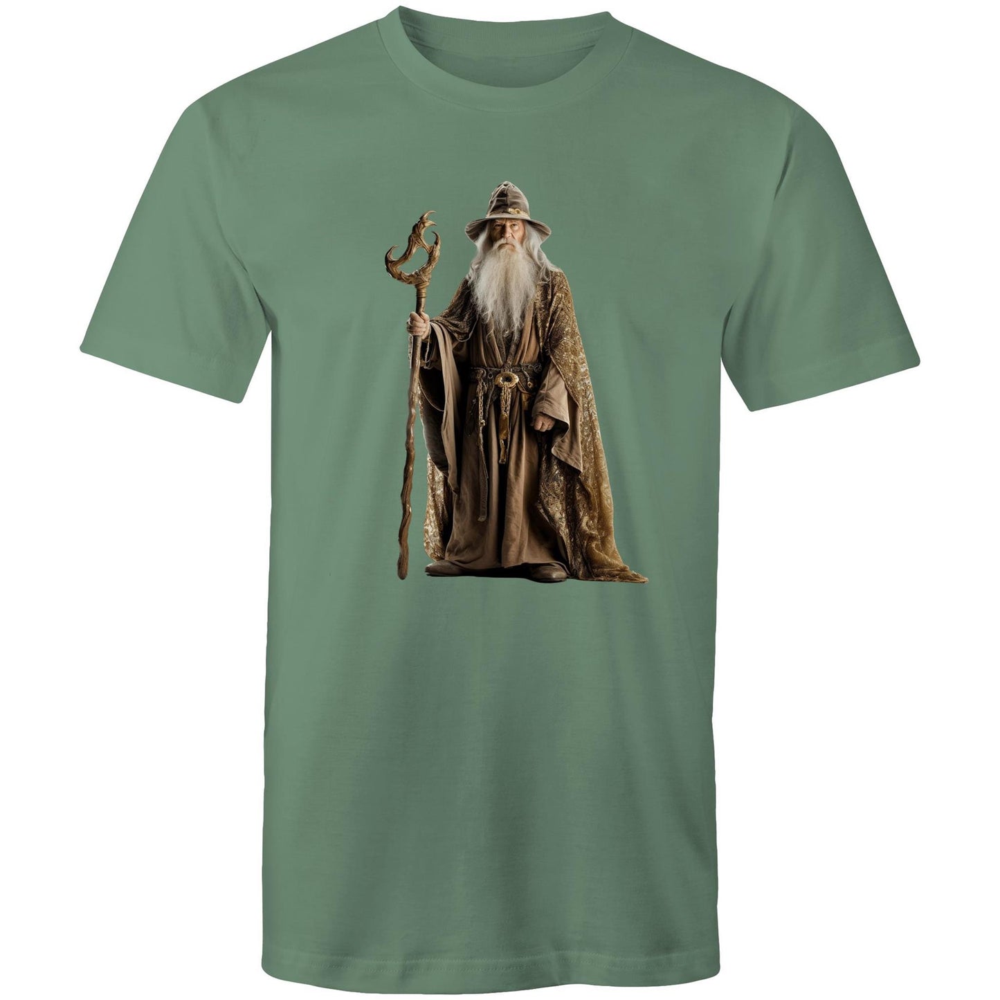 Men's Earthfolk Printed T shirt - Wise Wizard